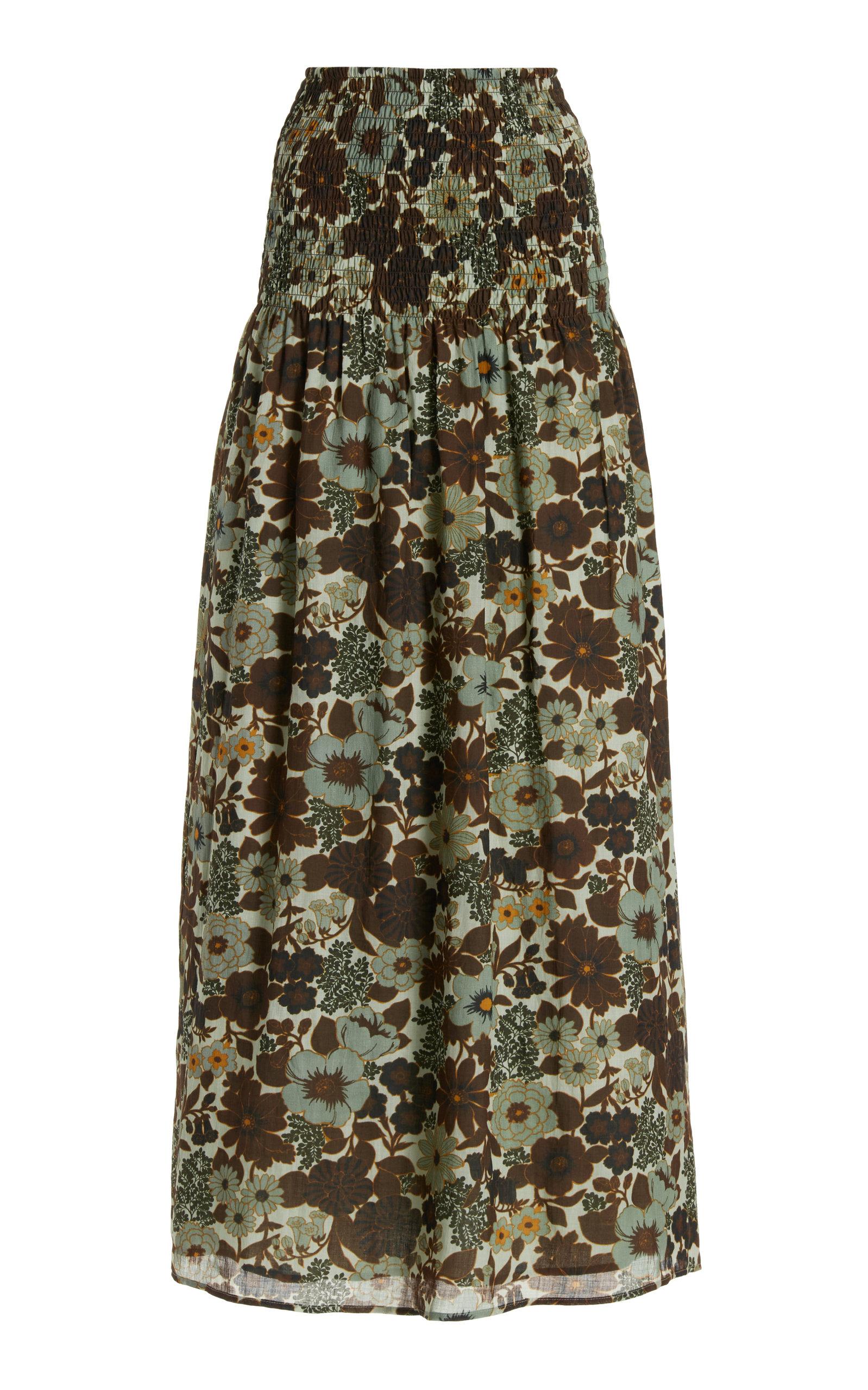 Sir. The Label Constantine Ruched Maxi Skirt | Lyst
