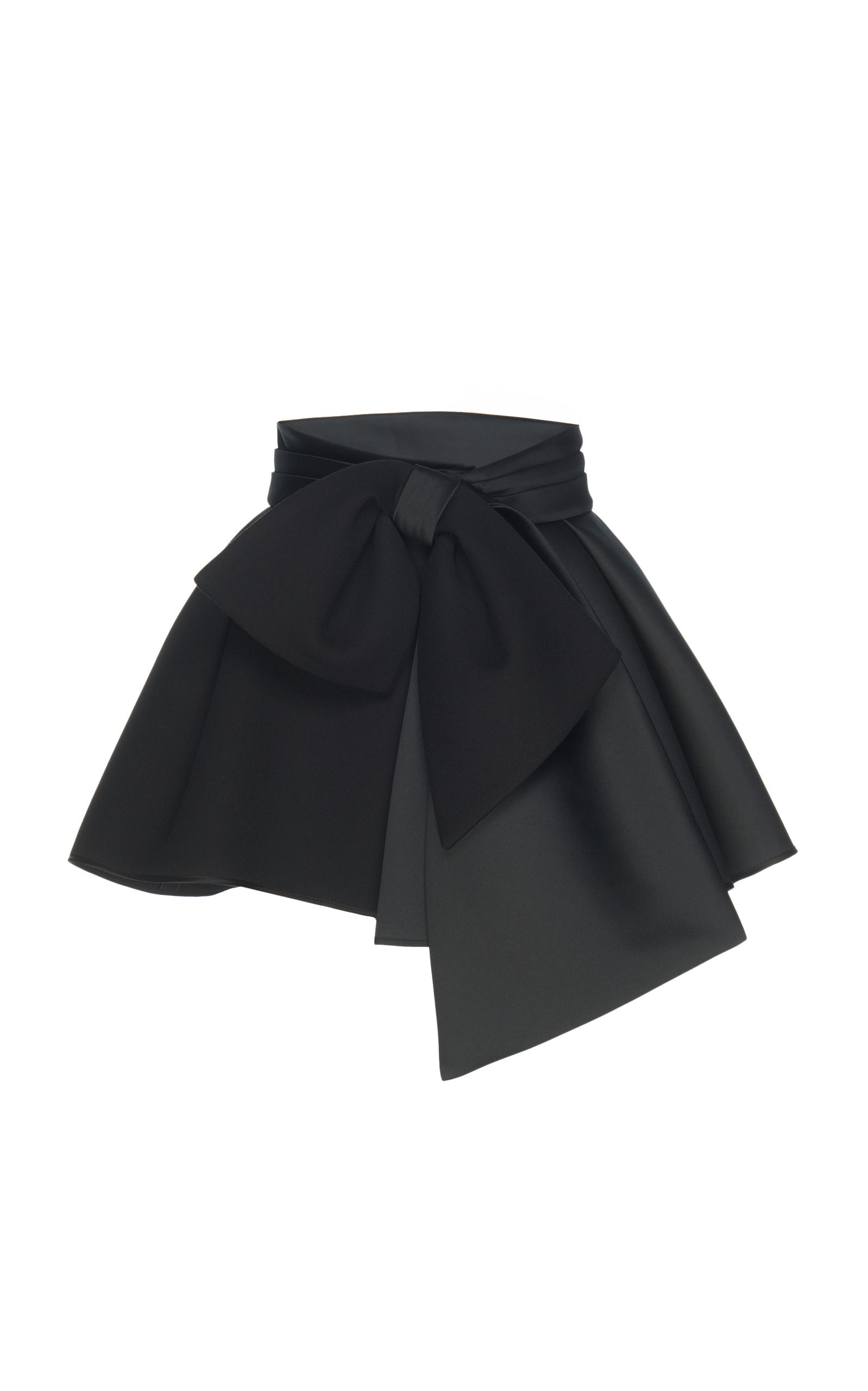 スカート akiki the iconic bow skirt/black Dice Kayek Asymmetrical Black Bow Skirt | Lyst Canada