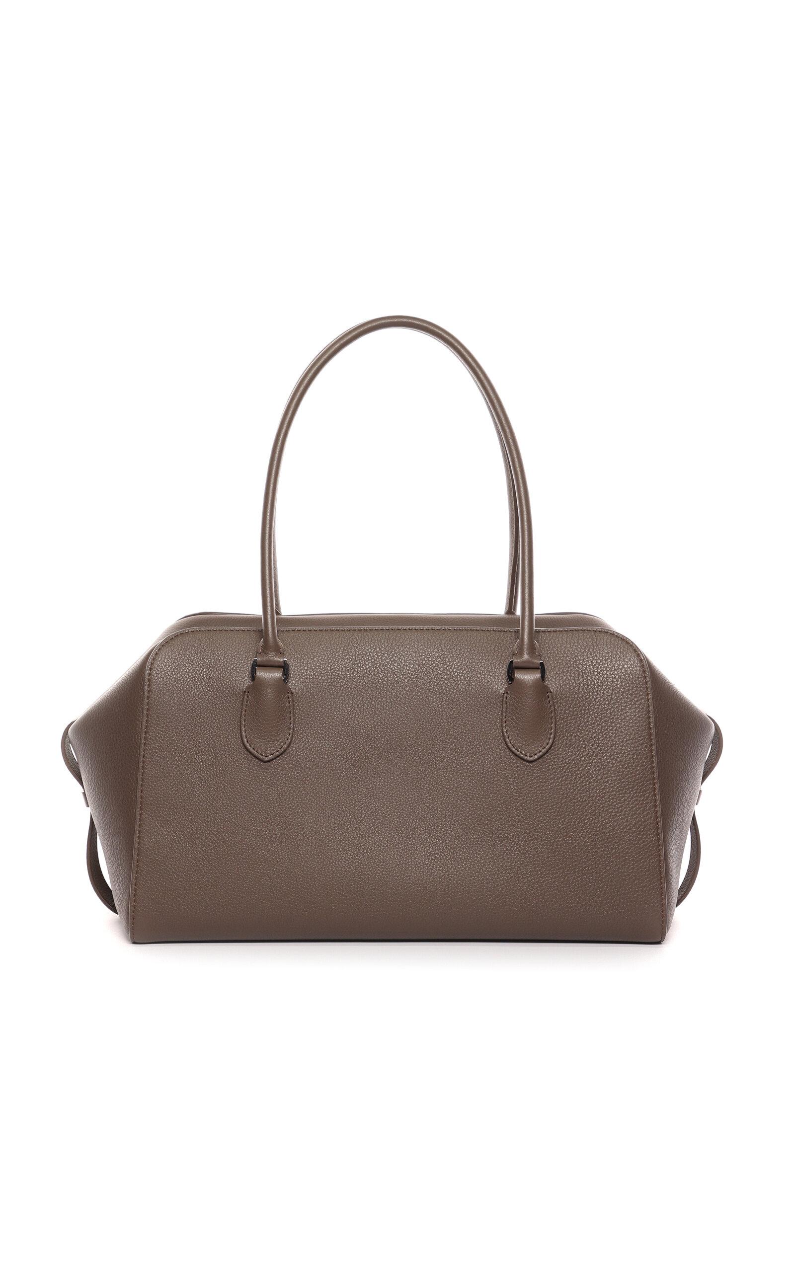 The Row ザ・ロウ EW Bowling Bag レザー マロン THE ROW | EW Leather Bowling Bag | Women | Lane Crawford
