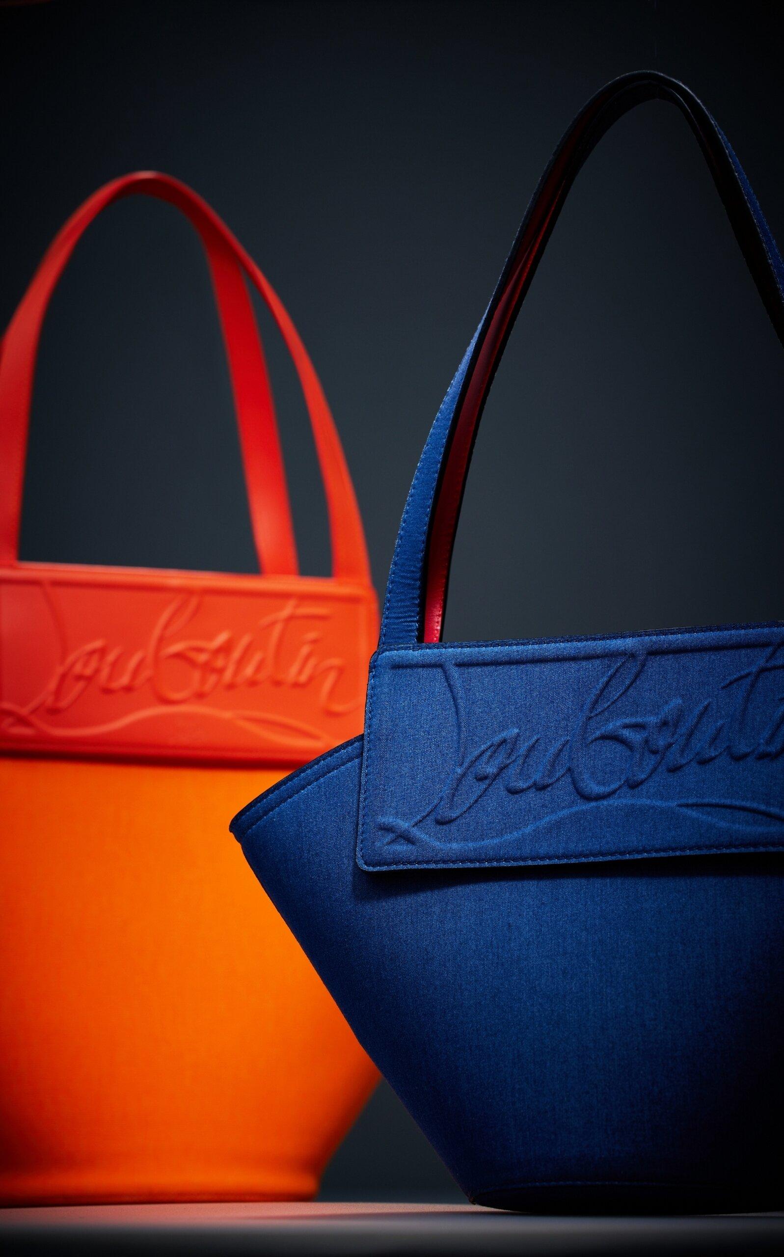 Christian Louboutin Loubishore Denim Leather Tote Bag in
