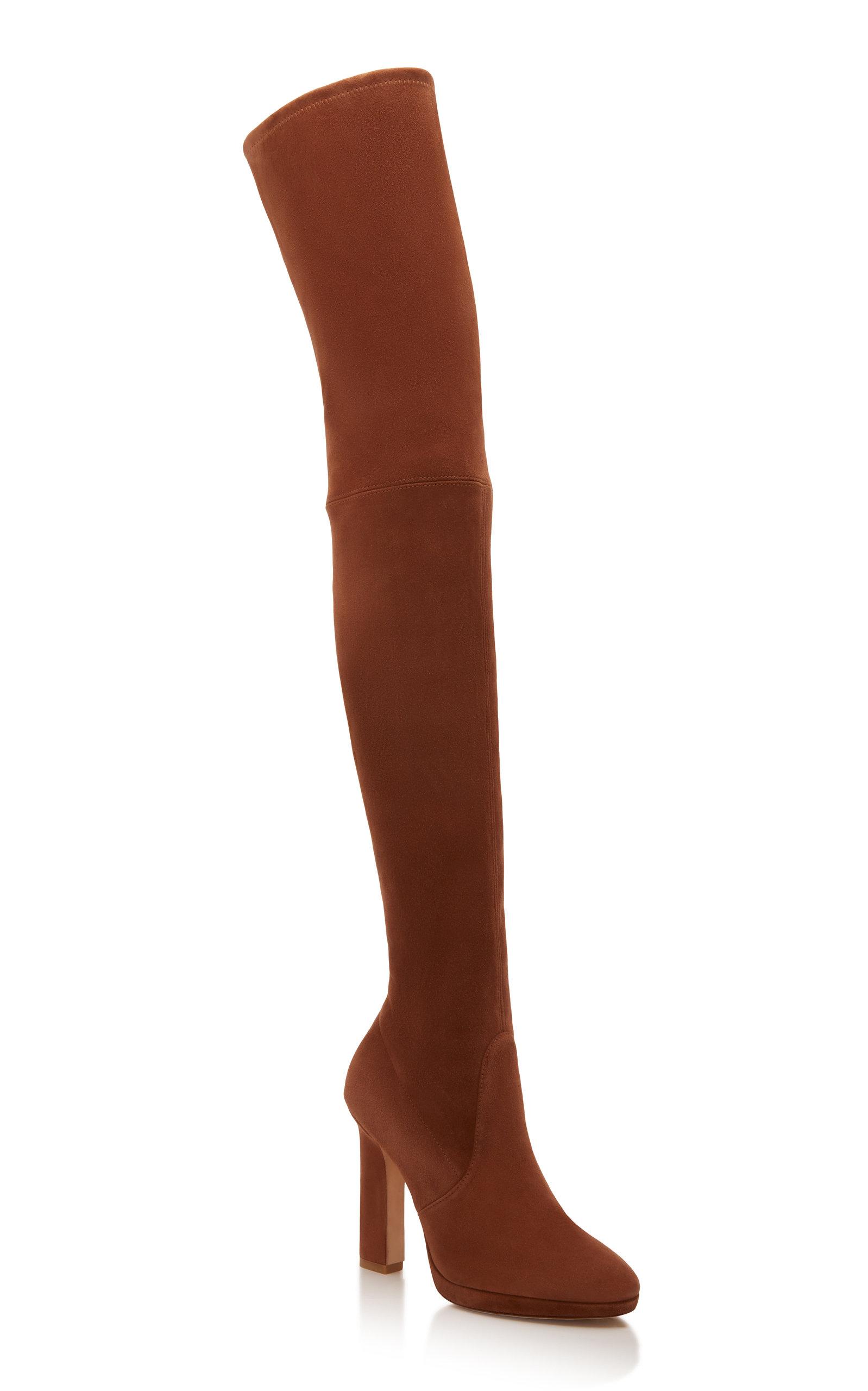 stuart weitzman over the knee heel boots