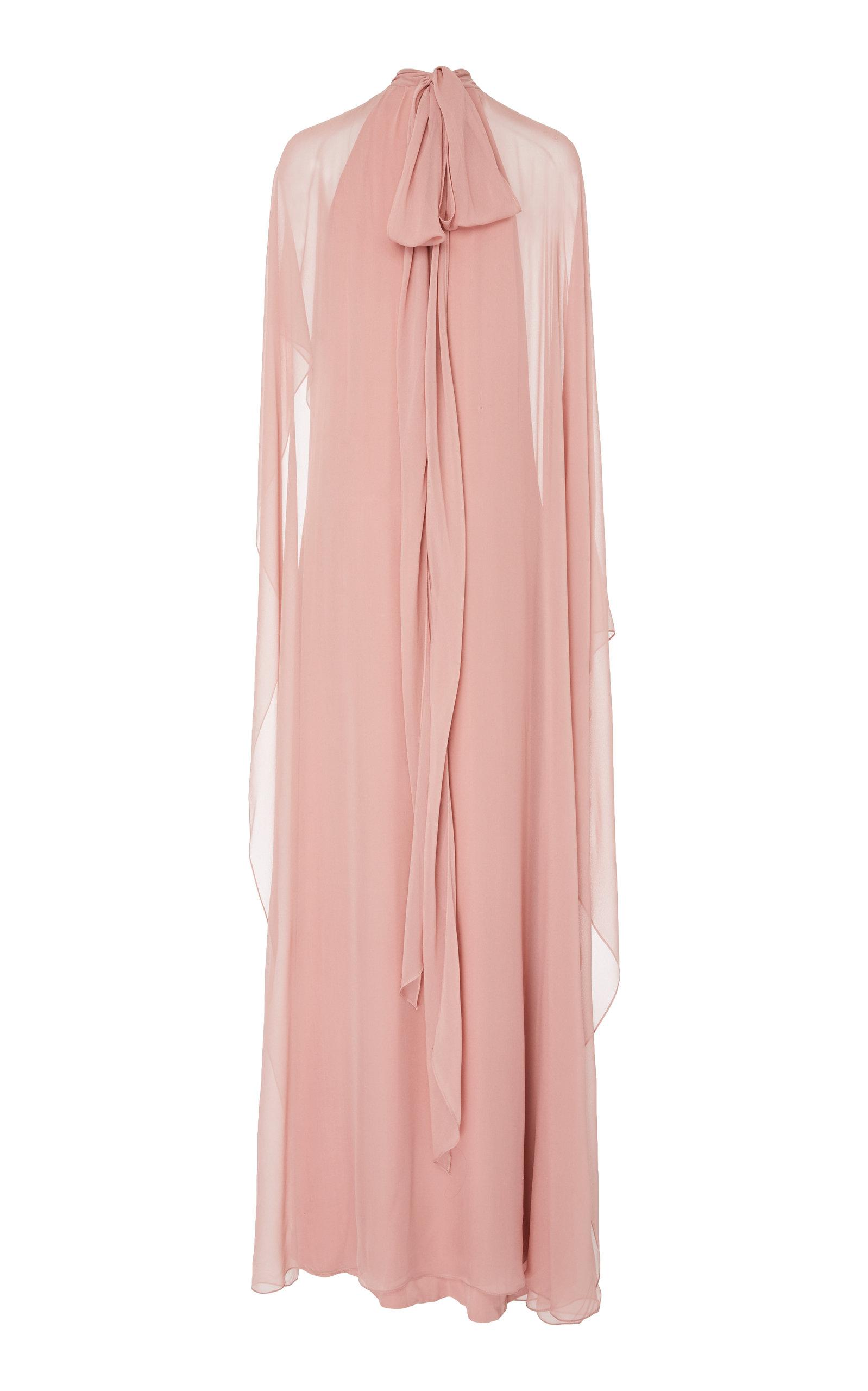 chiffon kaftan gown