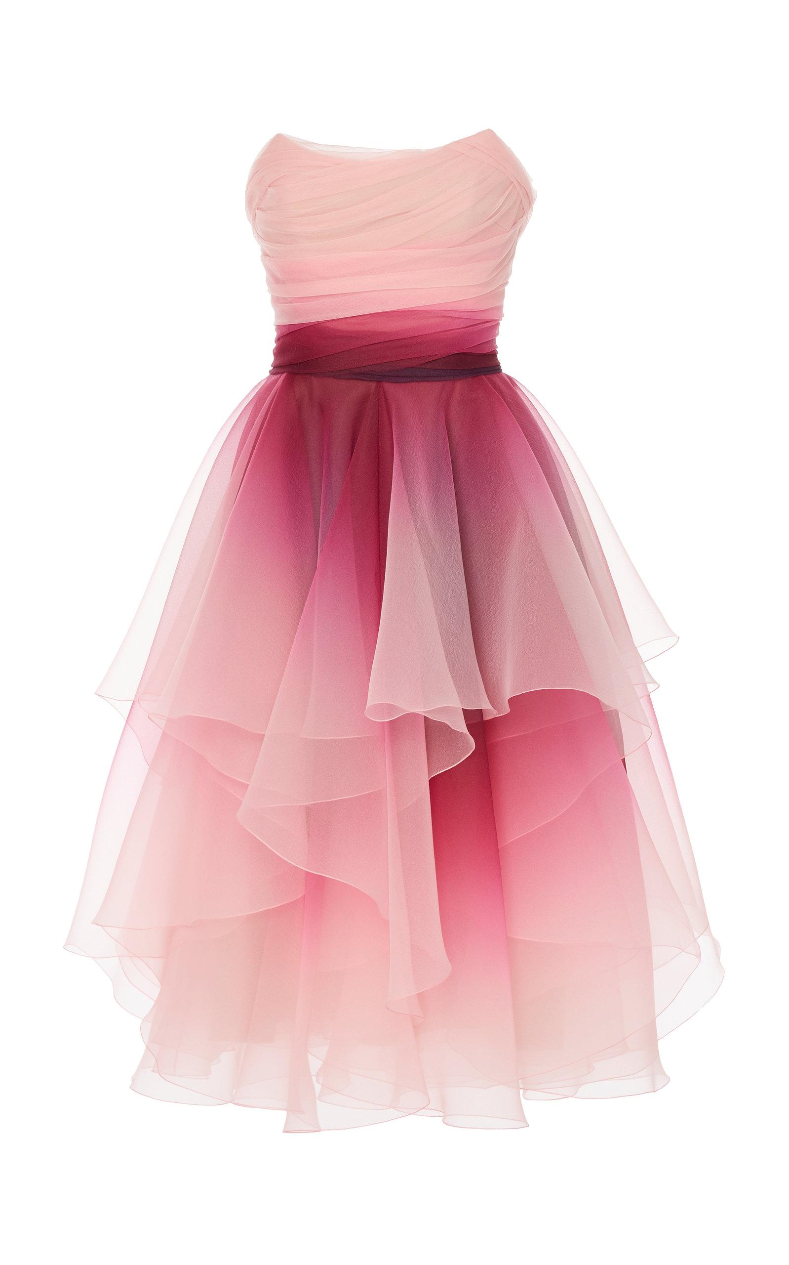 ombre cocktail dress