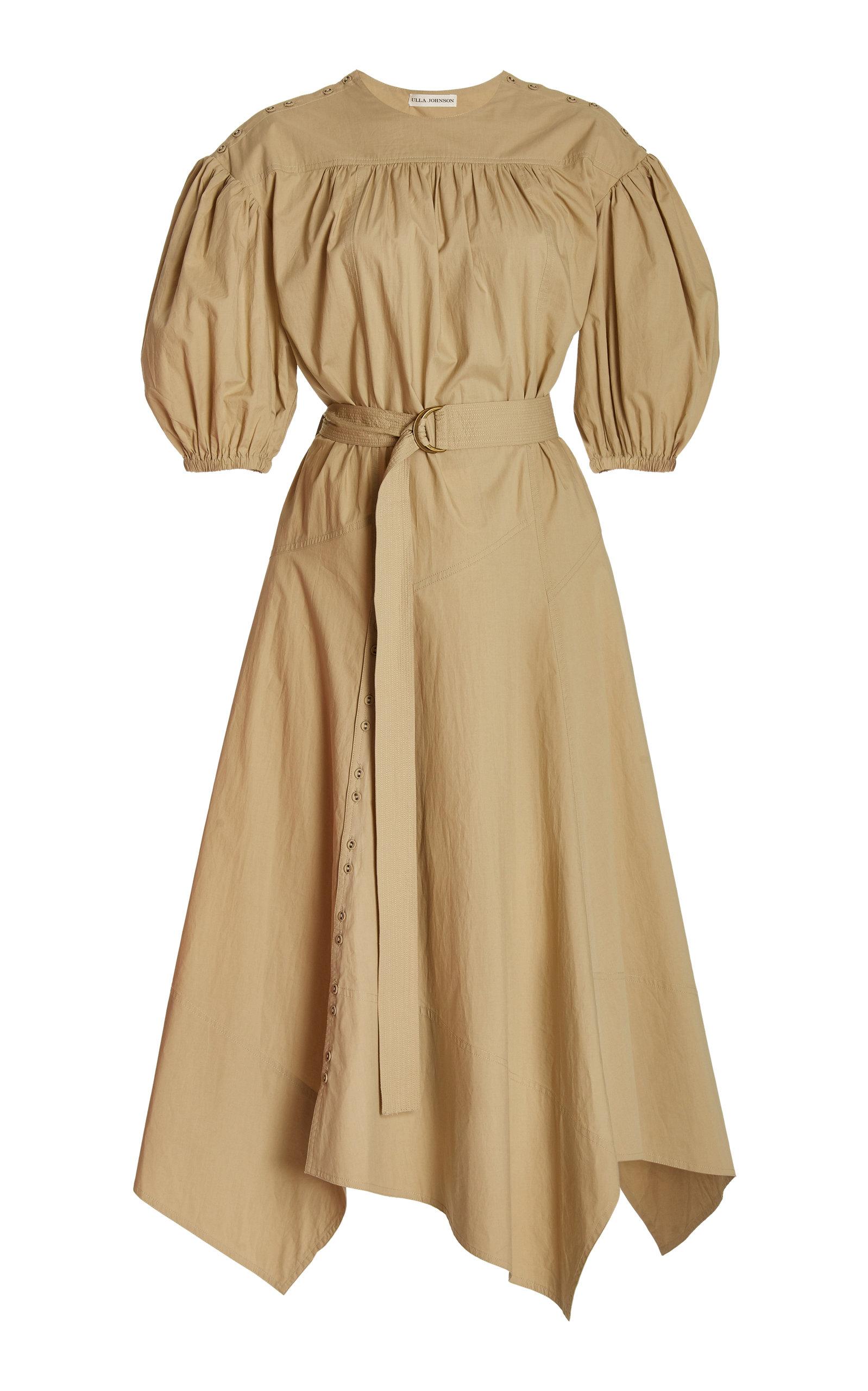 Ulla Johnson Arlenis Belted Cotton Midi 
