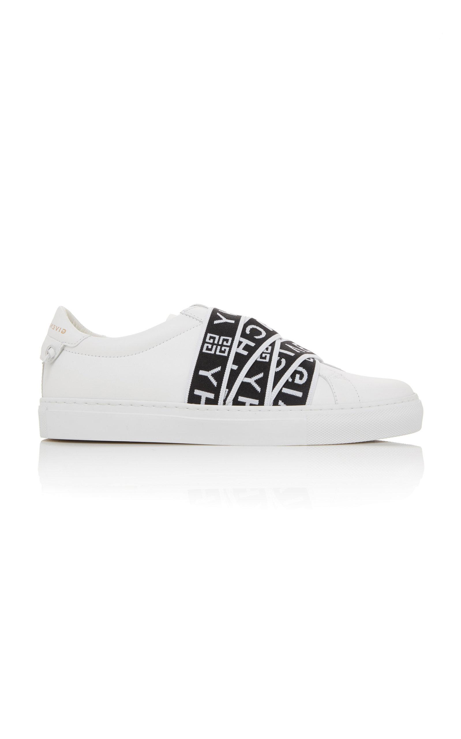 Givenchy 4g Webbing Sneakers Black White | Lyst