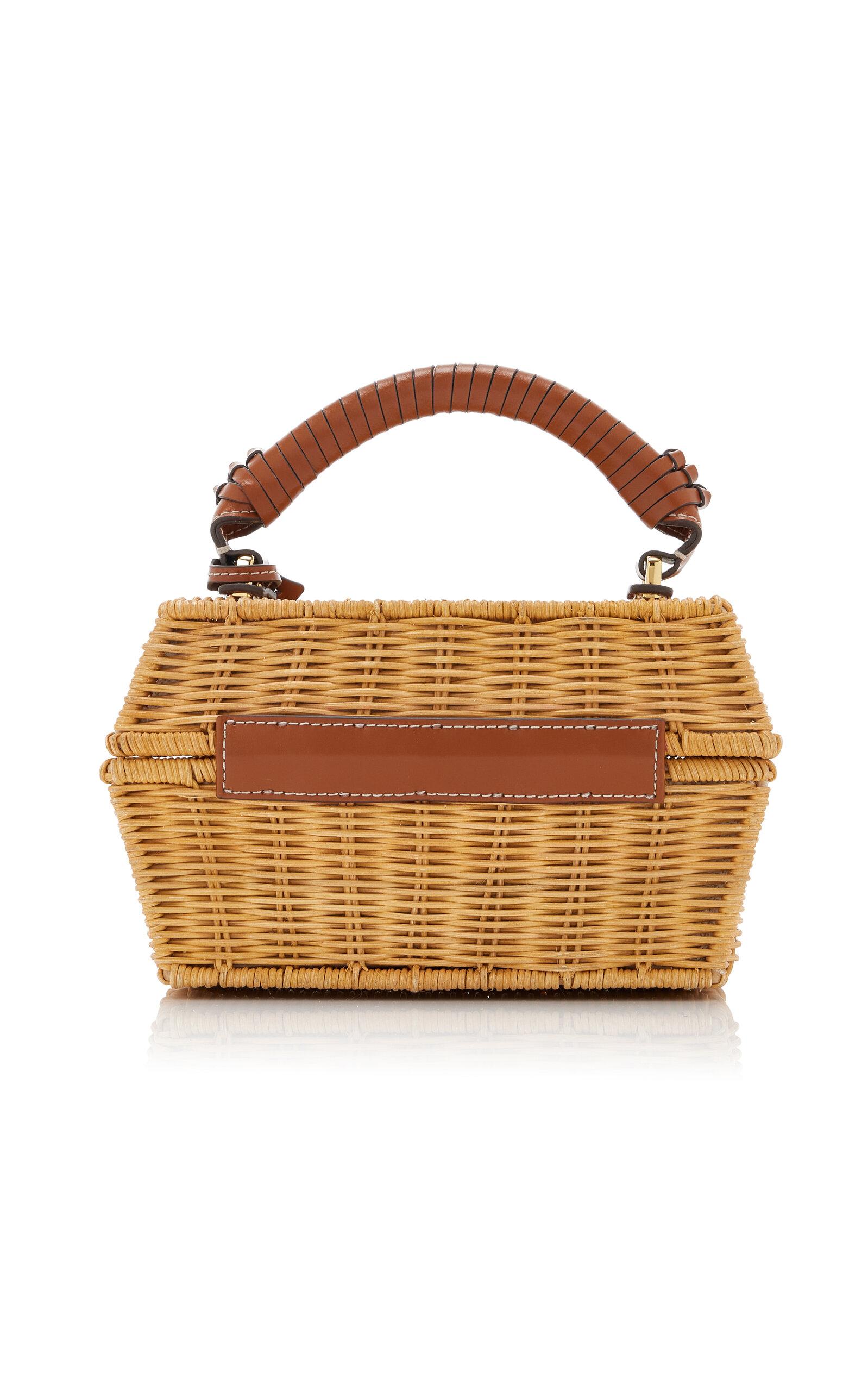 STAUD Wicker Tackle Box Bag in Metallic | Lyst Canada