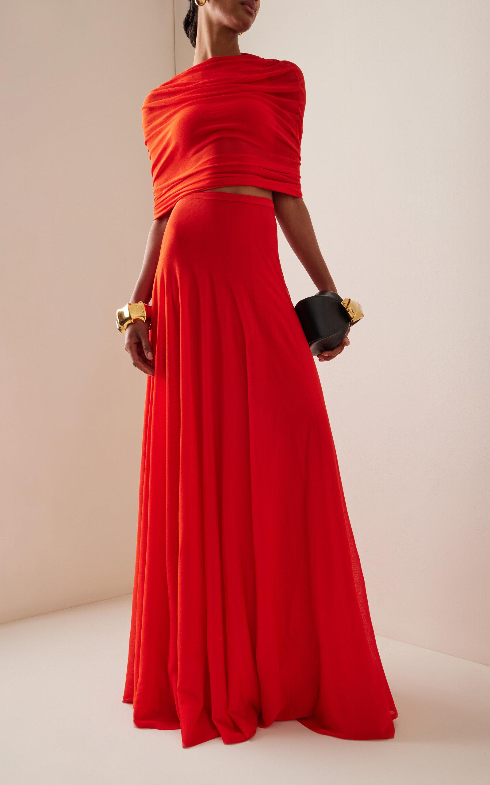 open lace back dress Brandon Maxwell