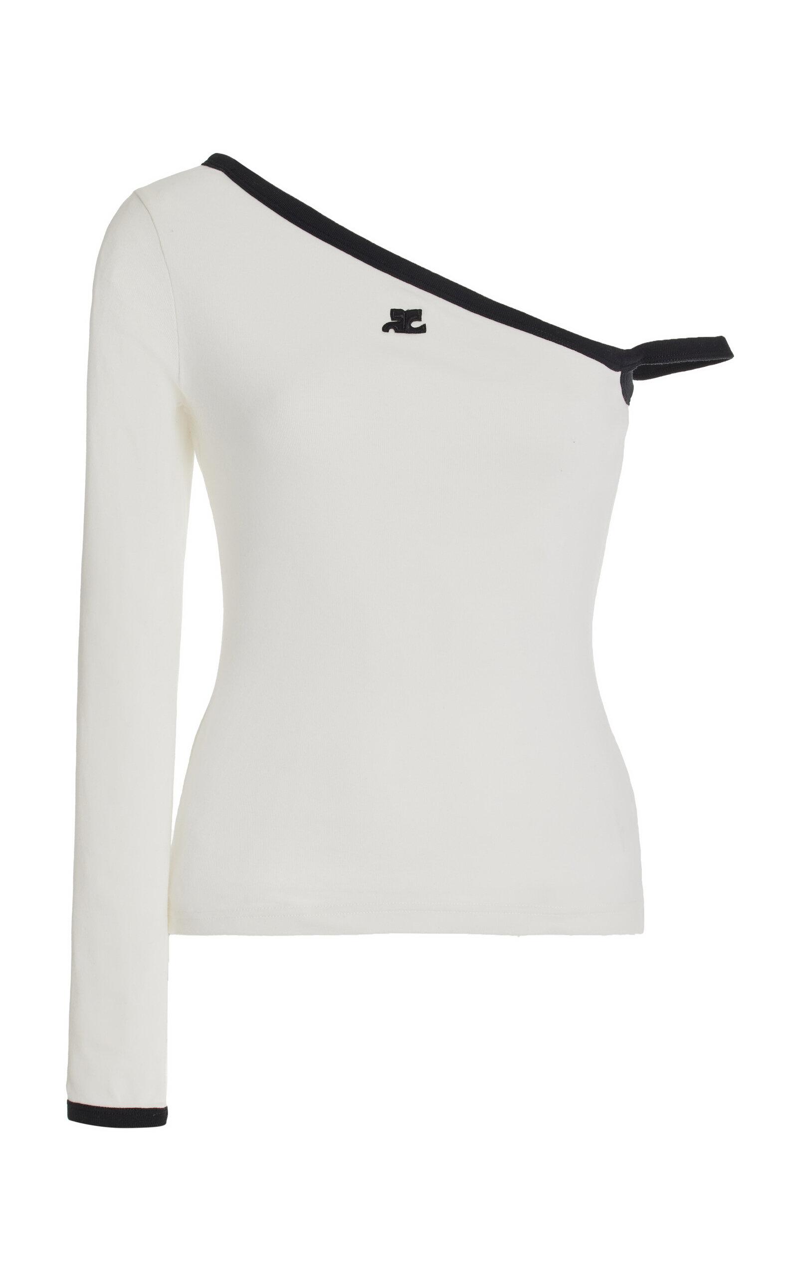 COURRÃGES - Logo Cotton T-shirt