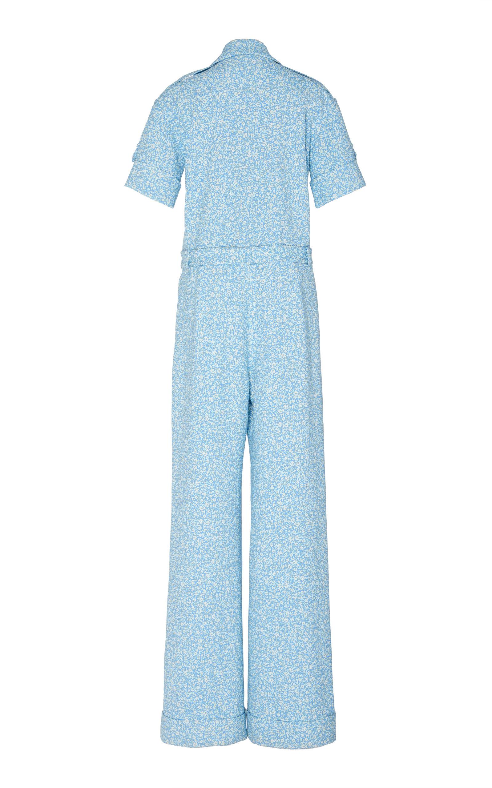jonathan simkhai blue jumpsuit