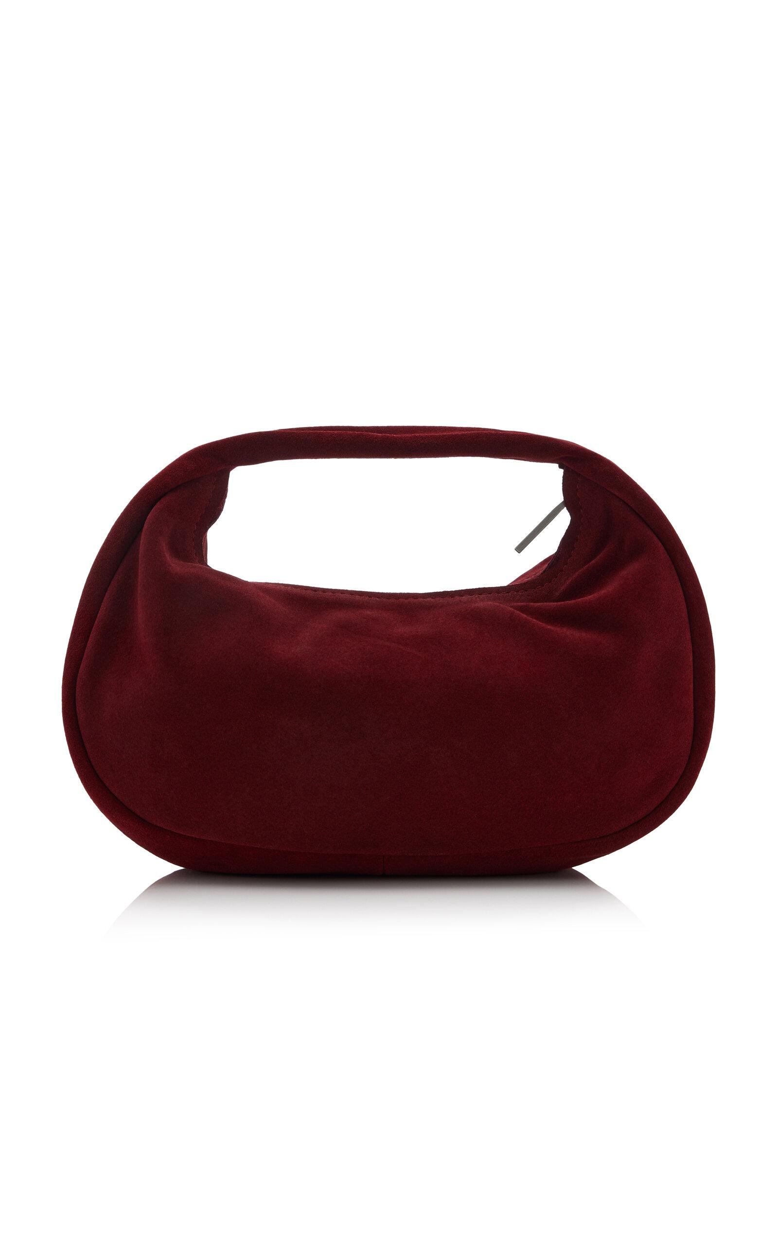 St. Agni Mini Bon Bon Suede Bag in Red | Lyst UK