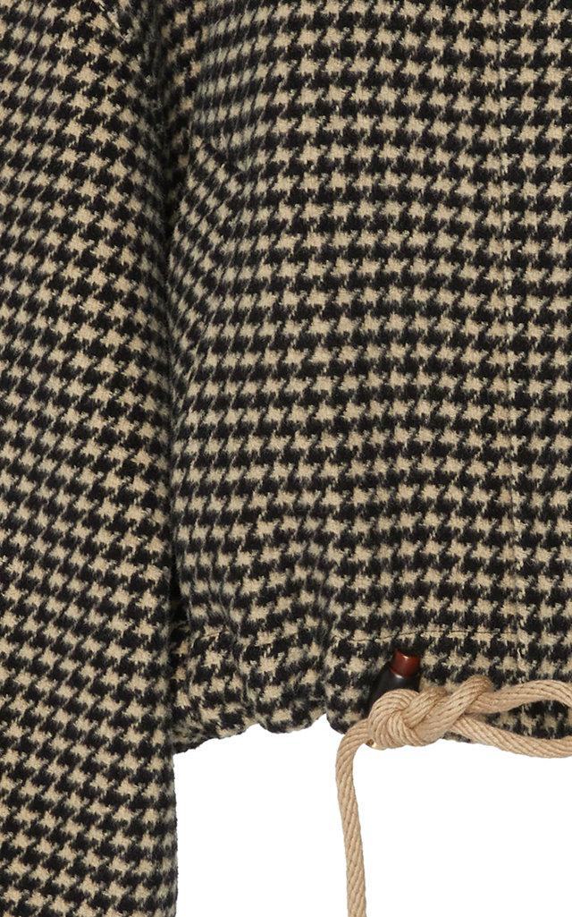 Nanushka Logan Houndstooth Wool-blend 