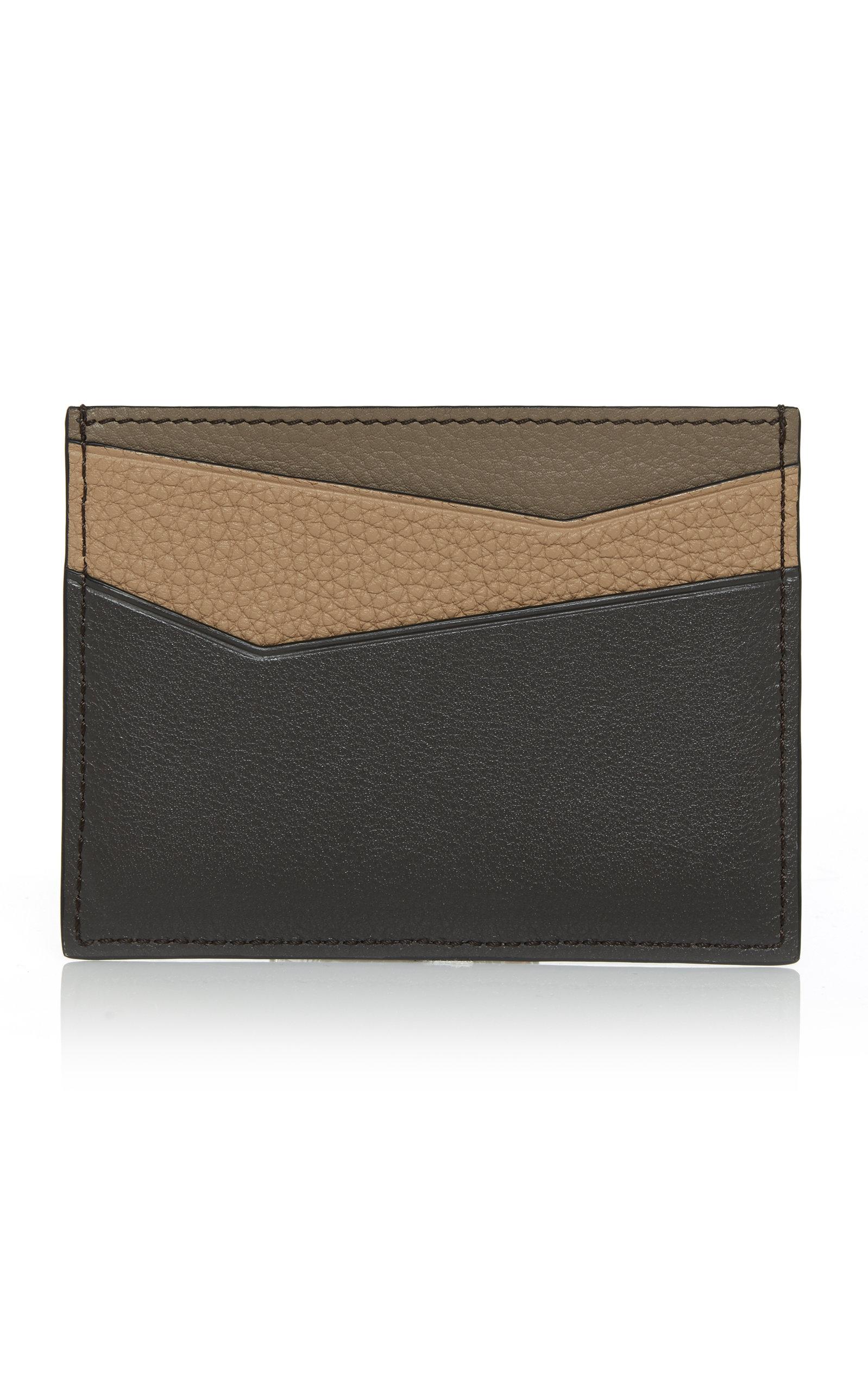 Loewe Puzzle Leather Cardholder in Brown for Men   Lyst