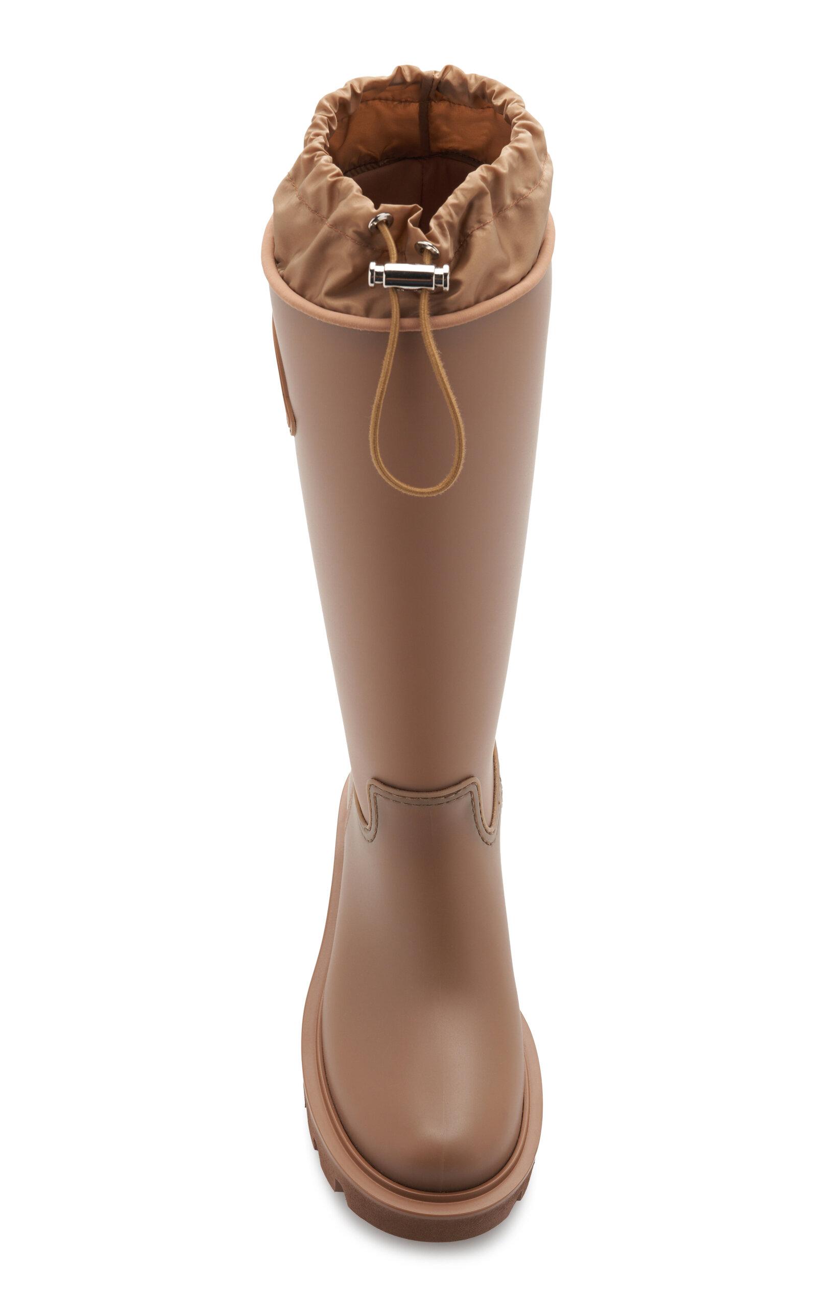 ブーツその他 MONCLER WOMEN Kickstream High Rain Boots Brown Light Brown Kickstream High Rain Boots - Boots for Women