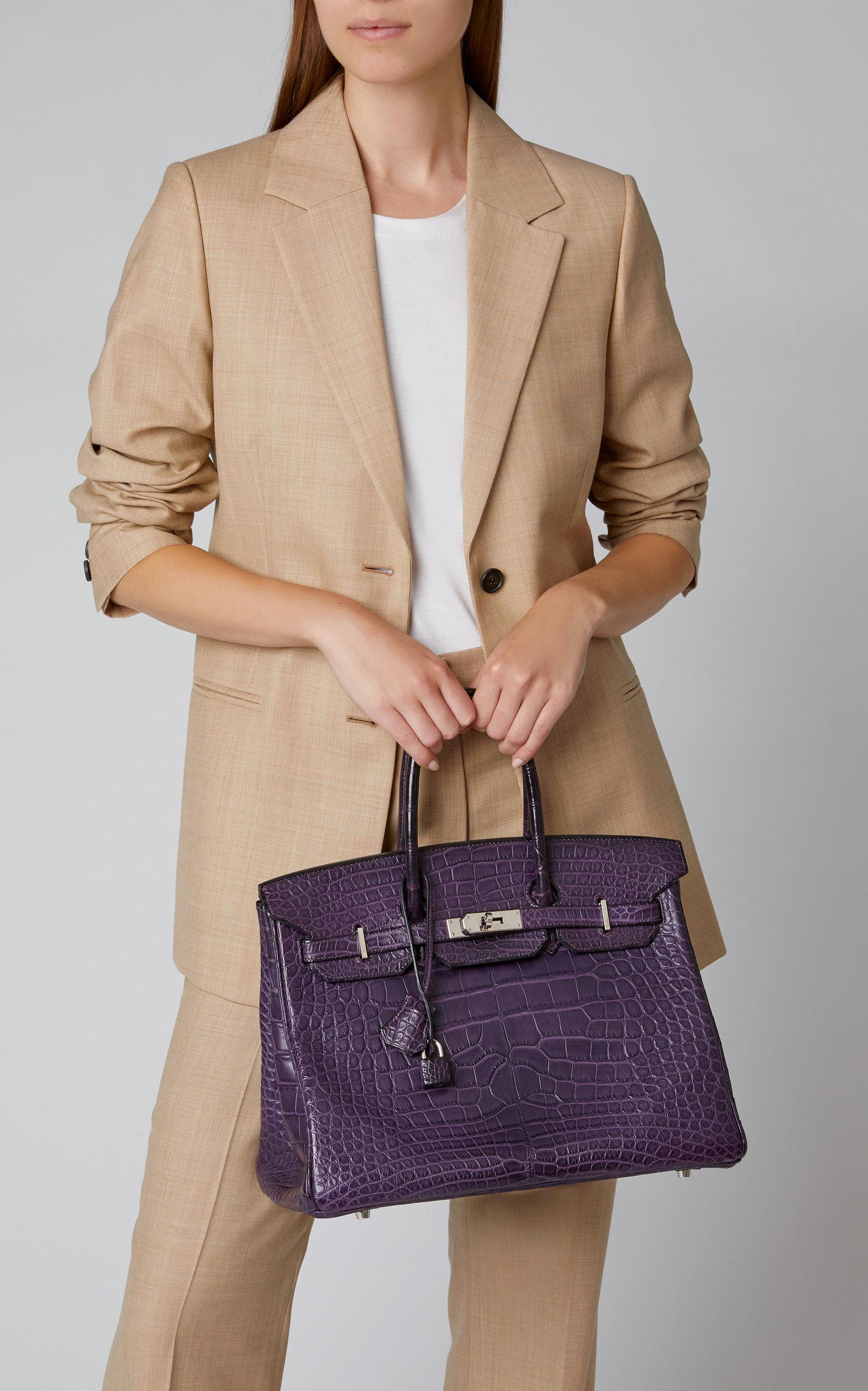 hermes matte alligator