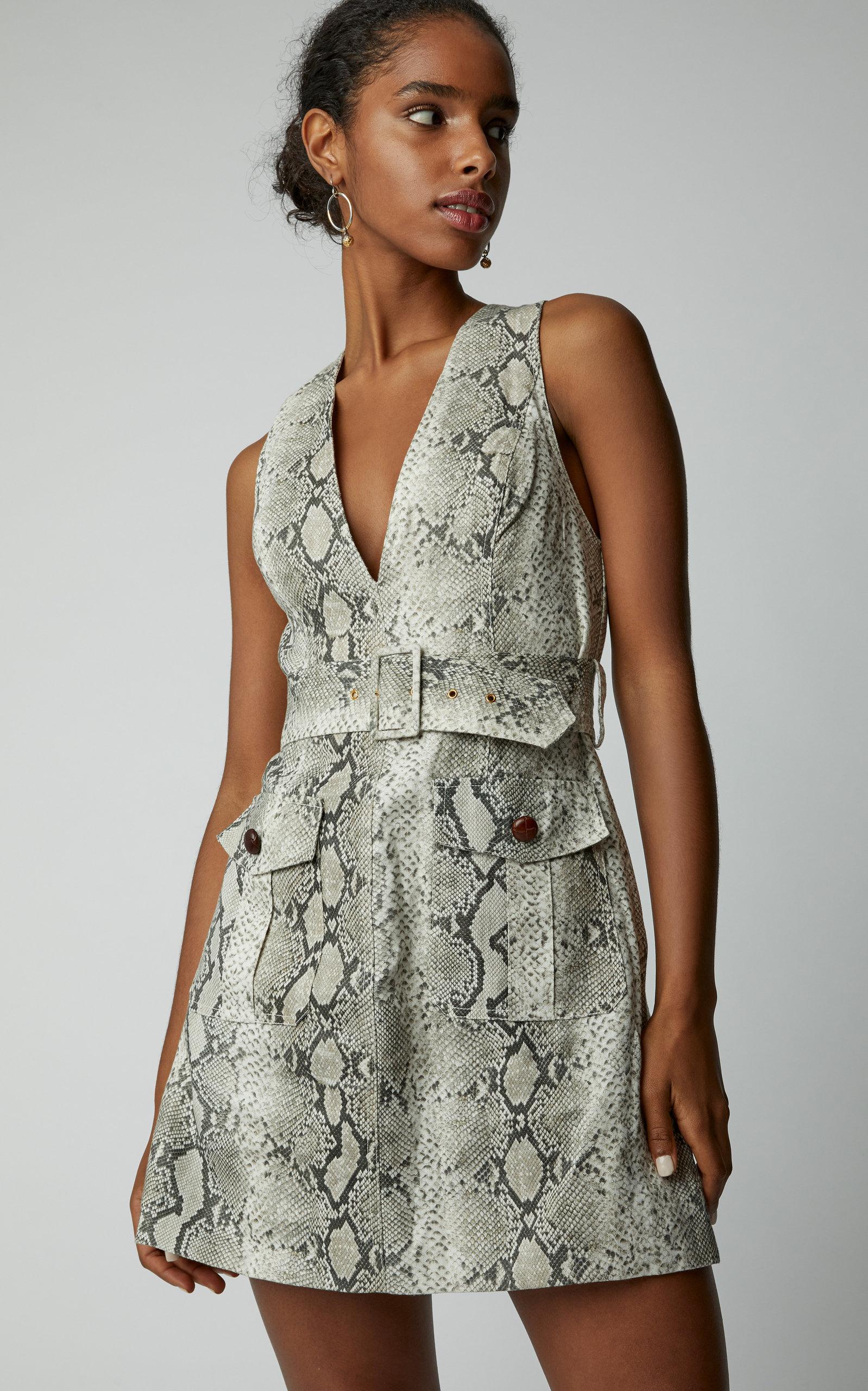 Balmain snake-print Maxi Shirt Dress - Farfetch