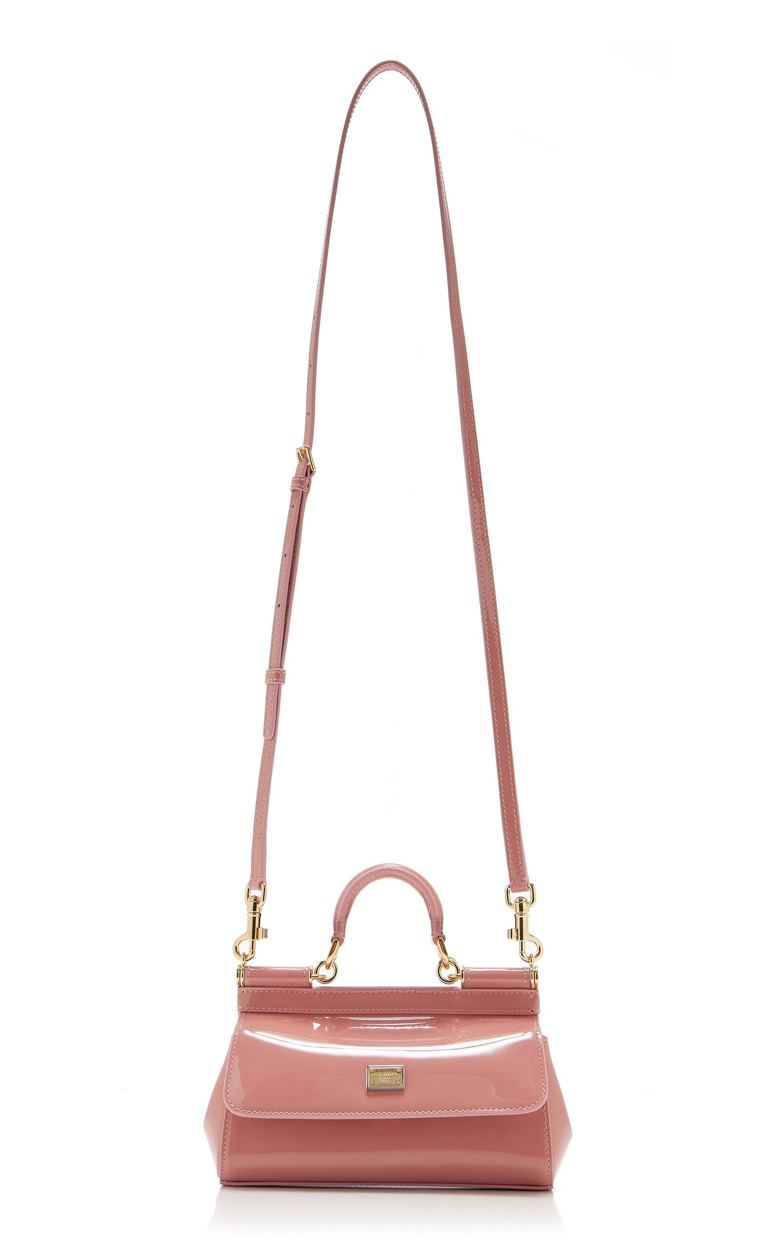 Dolce & Gabbana Small Sicily Leather Bag in Pink | Lyst