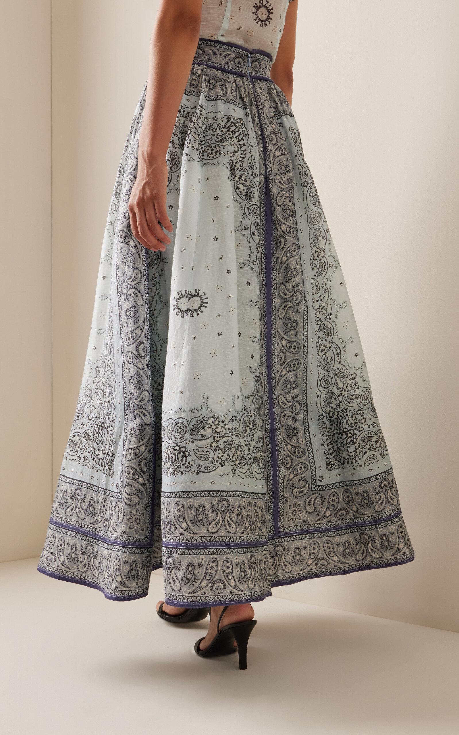 【Zimmermann】MATCHMAKER GATHERED MIDI SKIRT ギャザー マキシ Zimmermann Skirts | Australian Designer Collection | Coveti