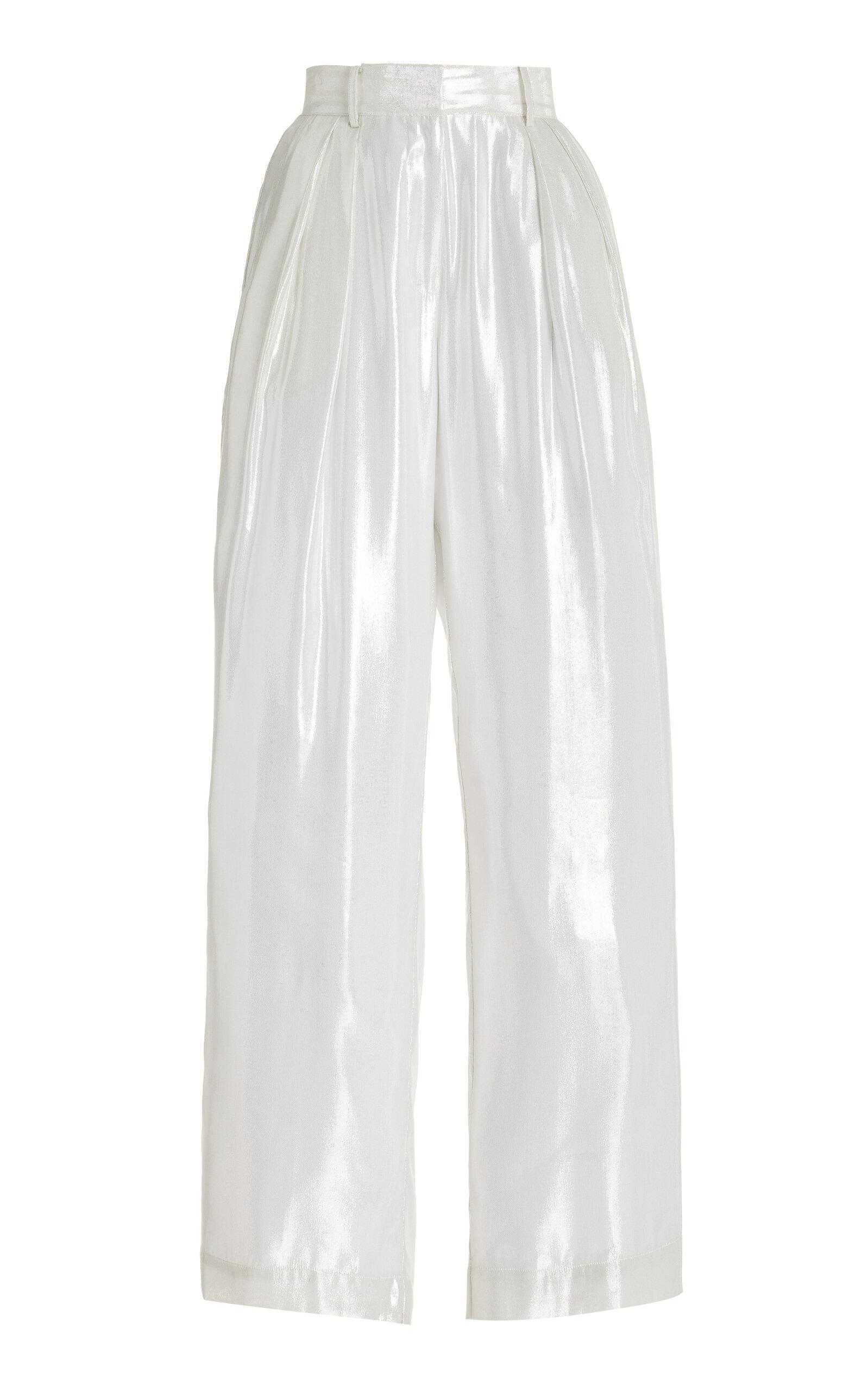 Katia Textured Wide Leg Pants - Stillwater