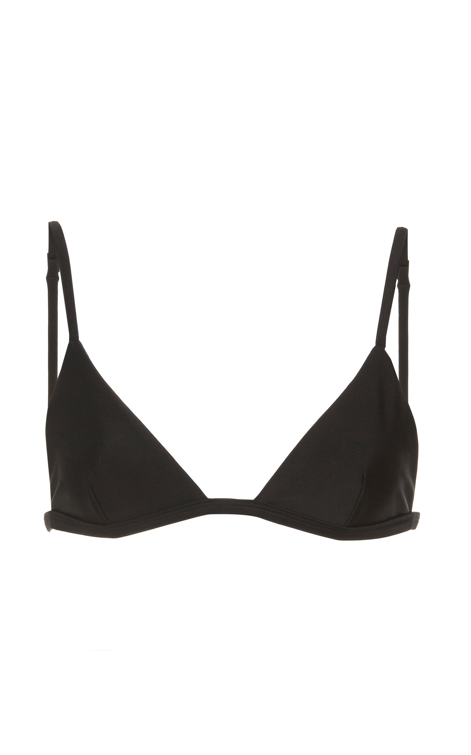 Matteau Synthetic Petite Triangle Bikini Top in Black - Lyst