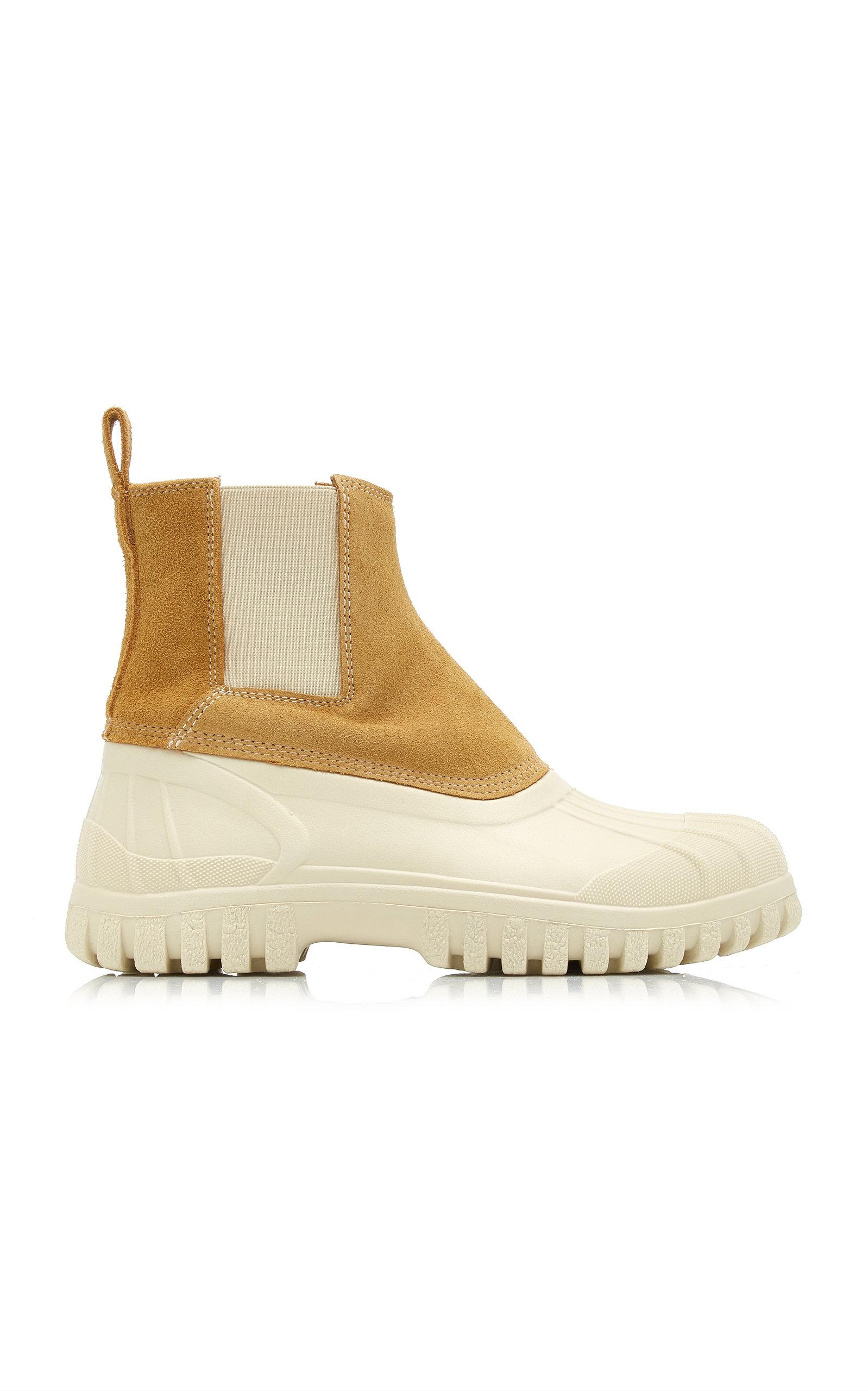 Diemme Balbi Suede Chelsea Boots in Natural | Lyst