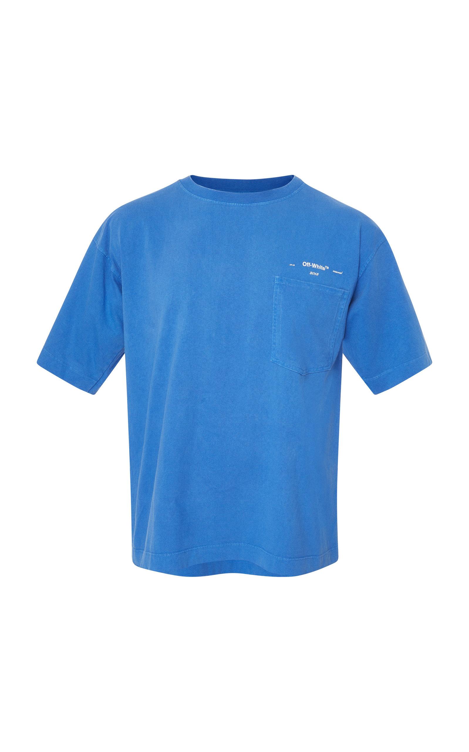 uddanne dække over landdistrikterne Off-White c/o Virgil Abloh Cotton 80s Short Sleeve Vintage T-shirt in Blue  for Men - Lyst