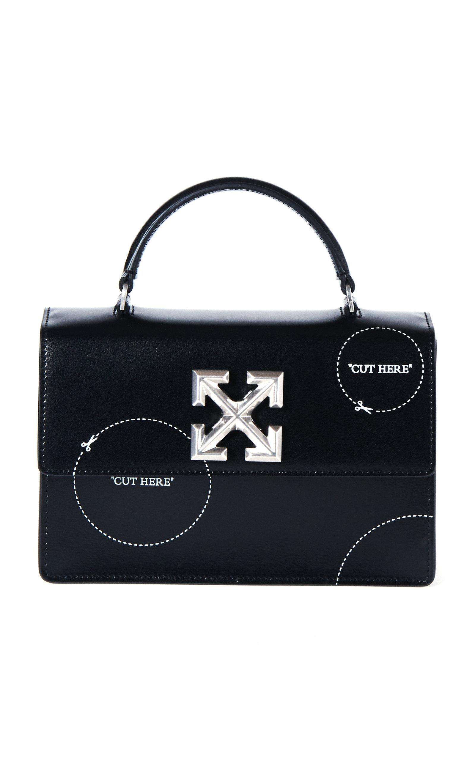 Off-White c/o Virgil Abloh - Women's Jitney 1.4 Vigin Was Here Tote Bag - Black - Leather