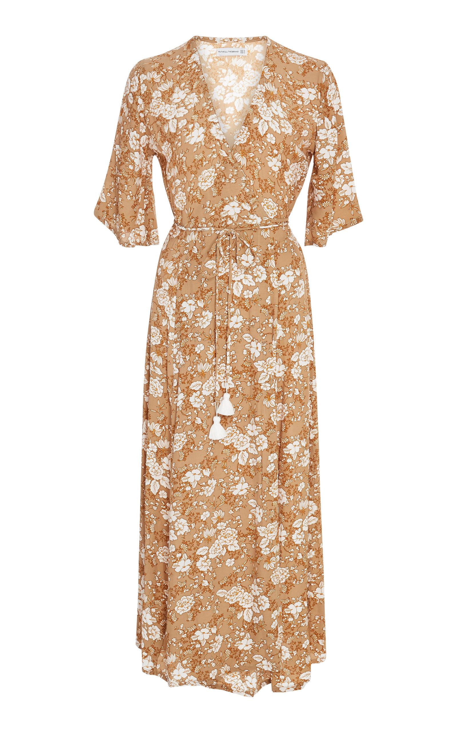 faithfull the brand rivera midi dress