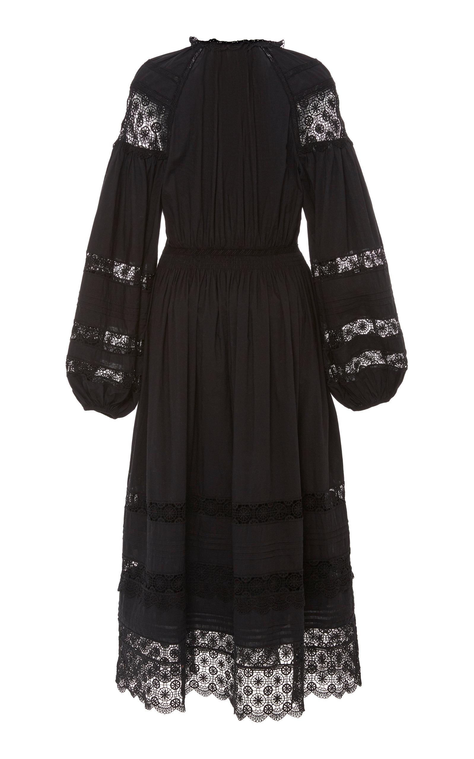 ulla johnson dress black