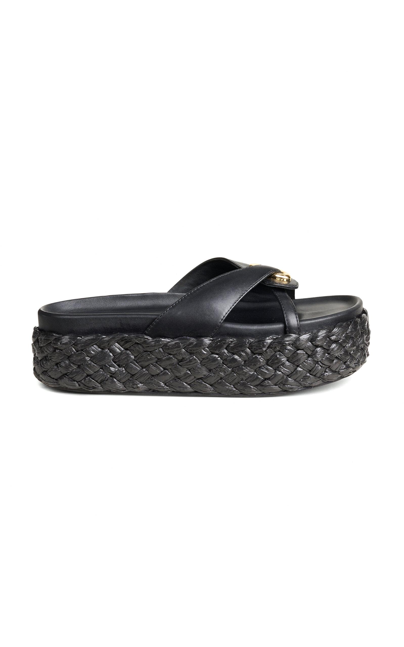 サンダル・ミュール Cult Gaia Ada Sandal Black ADA SANDAL - BLACK – CULT GAIA