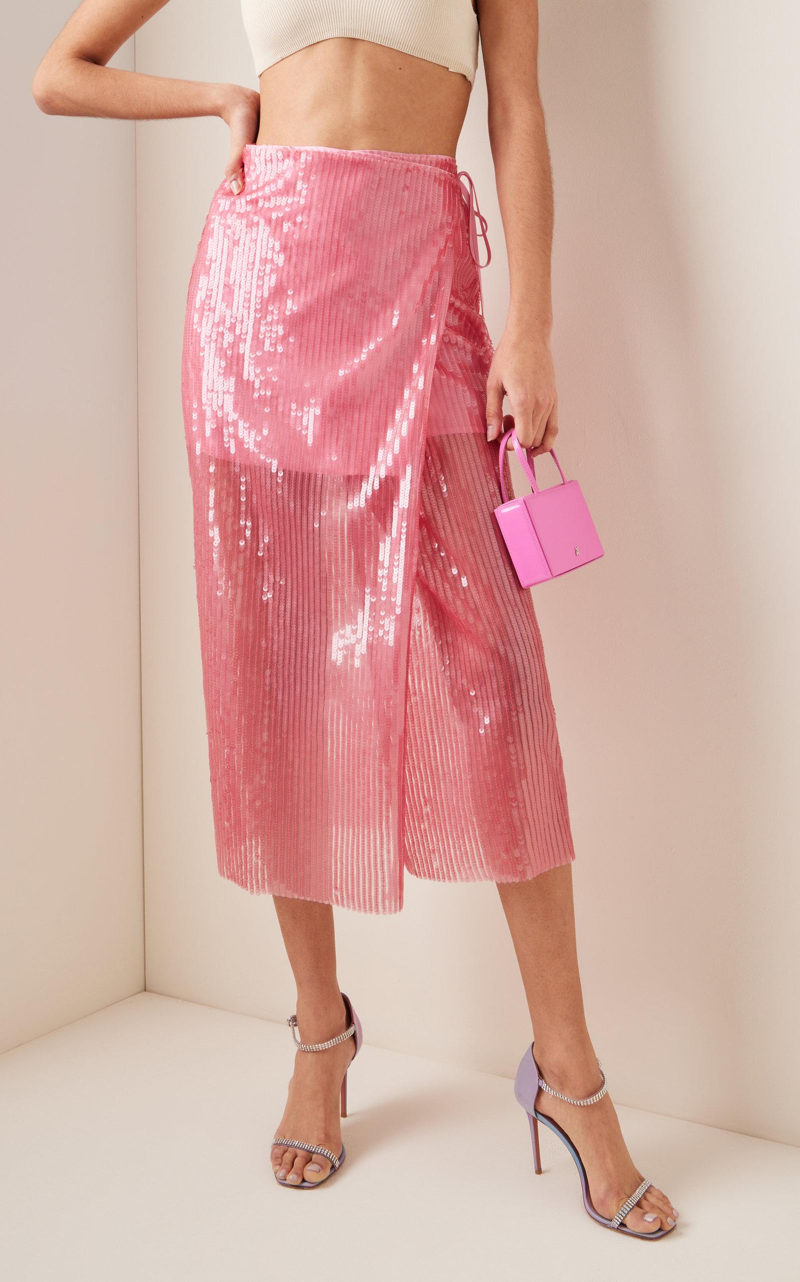 スカート ROTATE BIRGER CHRISTENSEN 'Net Sequin Midi' skirt Midi skirt with sequins Rotate Birger Christensen €189,00