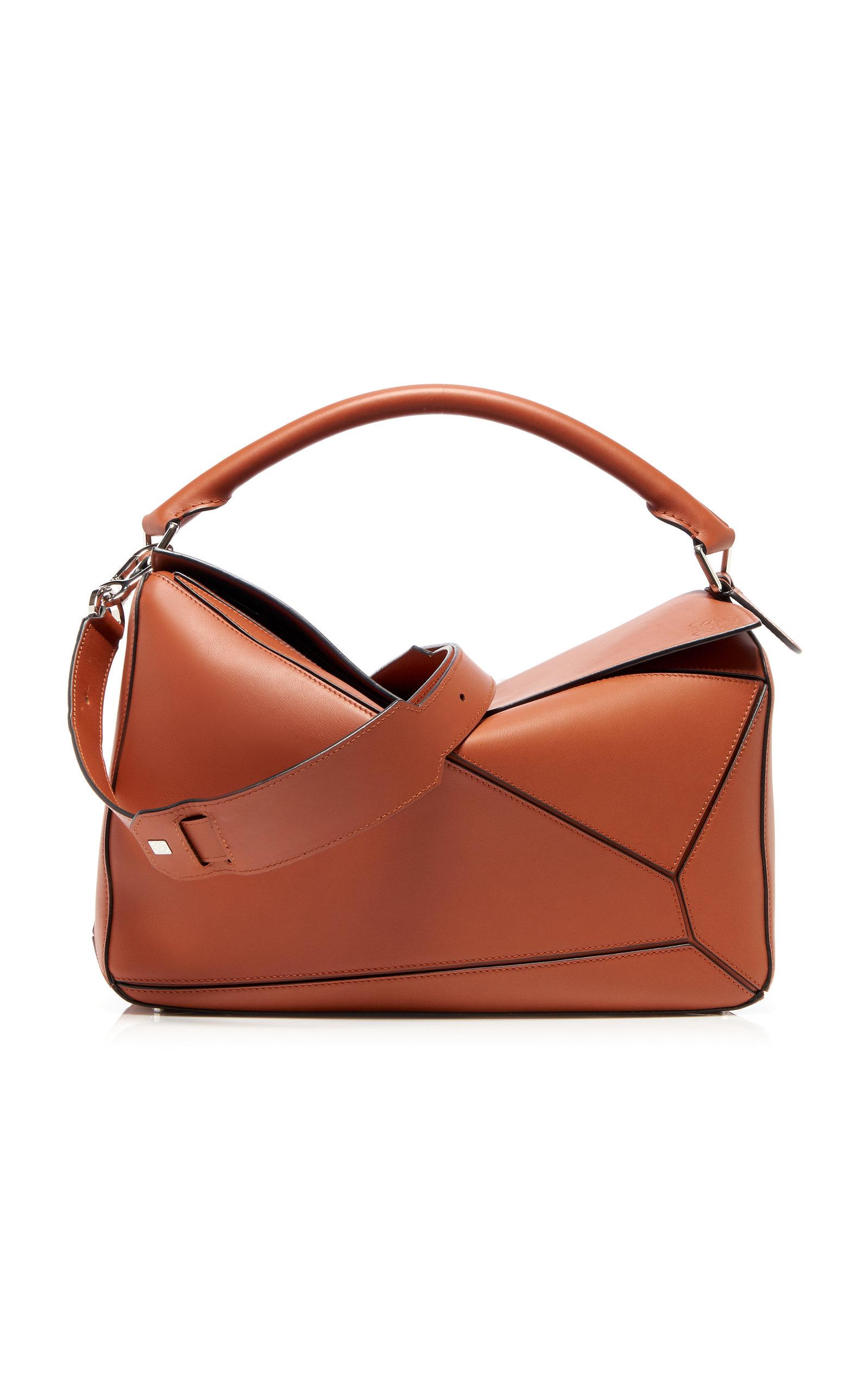 Loewe Puzzle Large Leather Shoulder Bag in Brown for Men - Lyst