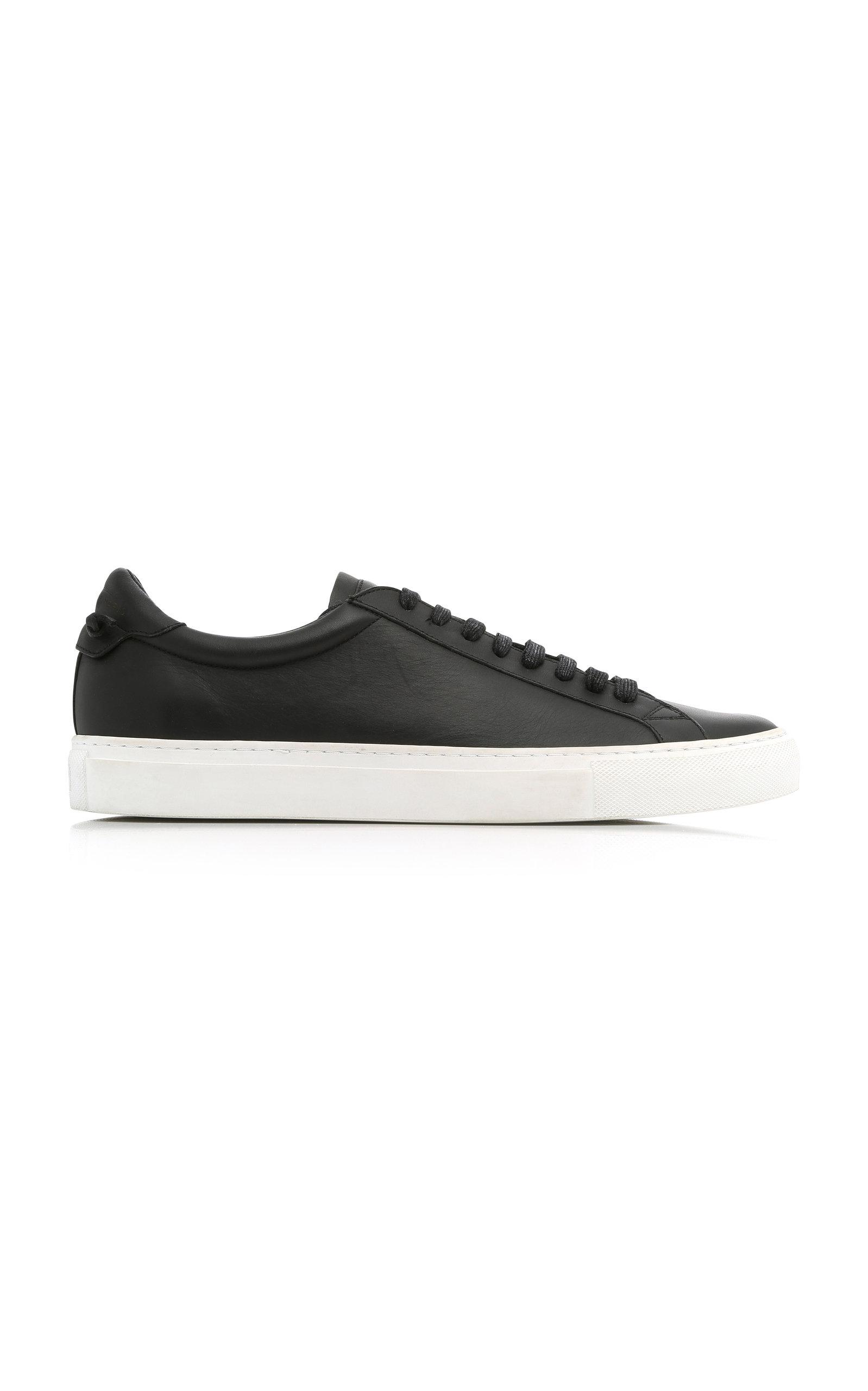 Givenchy Leather Contrast Street Sneakers in Black for Men - Lyst