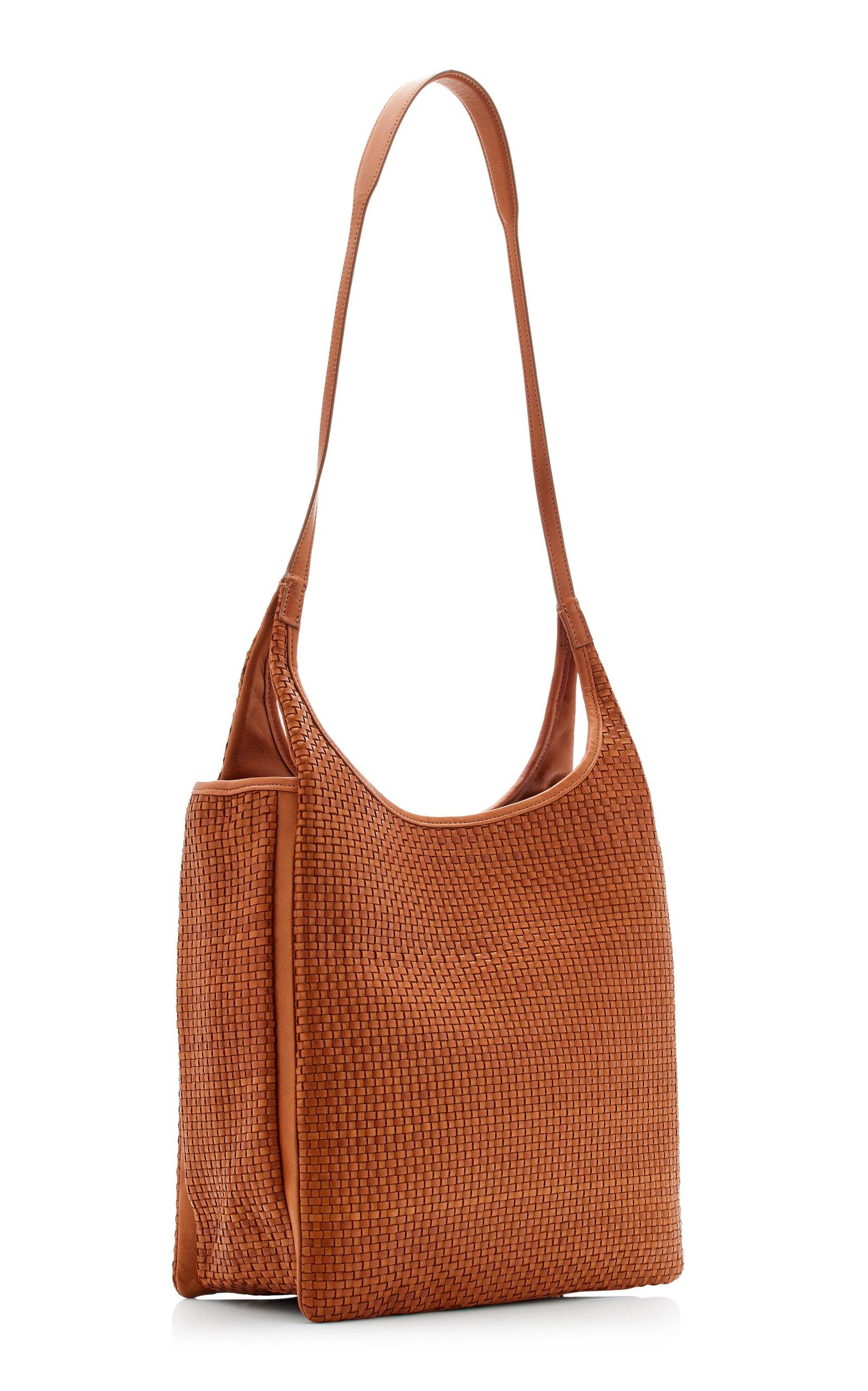 The Row Jules Woven Leather Tote Bag in Brown Lyst