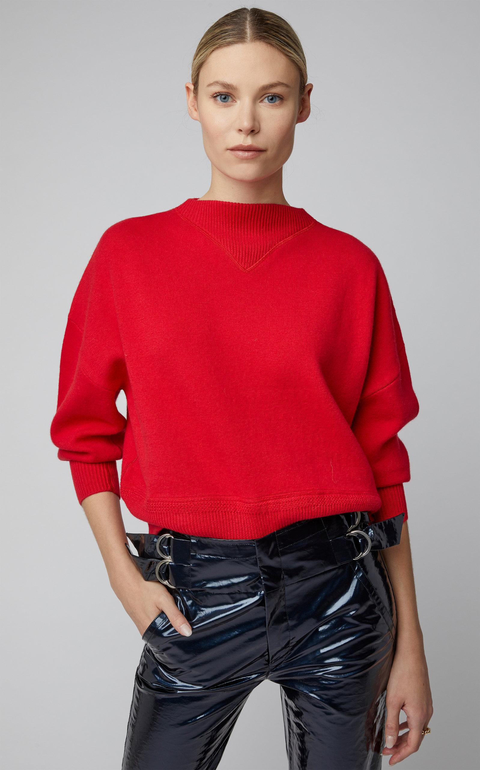 isabel marant red sweater