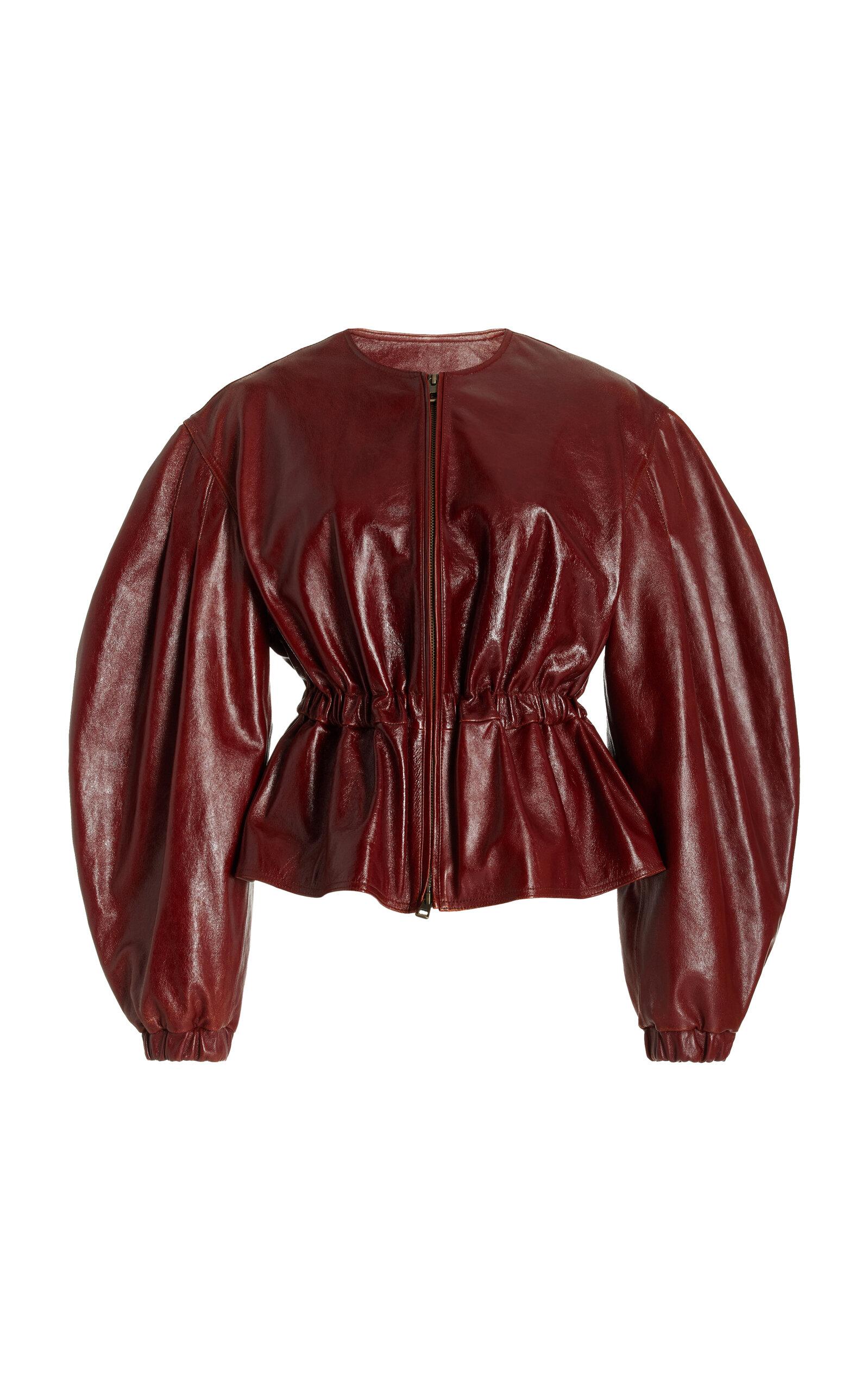 Ozuna PU Leather Jacket  Brown Leather Jacket -Usajacket