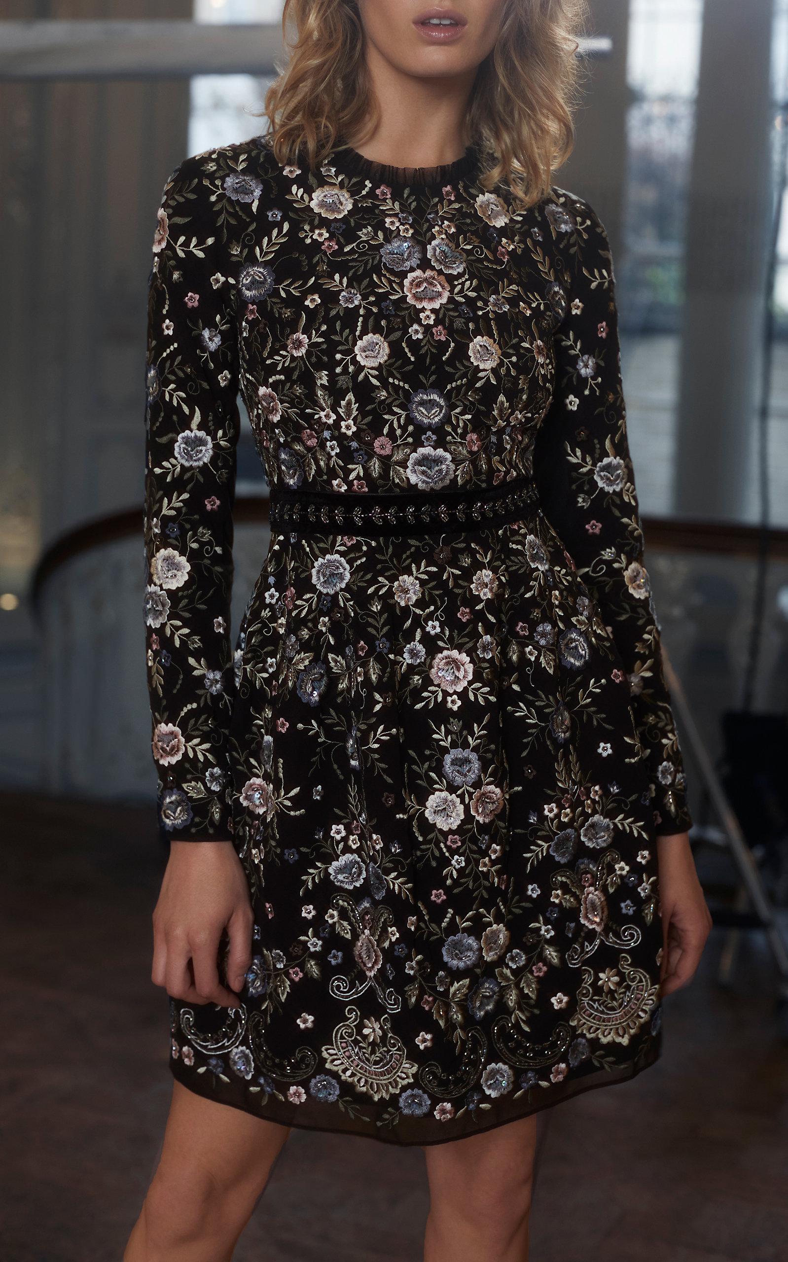 ella patchwork prom dress