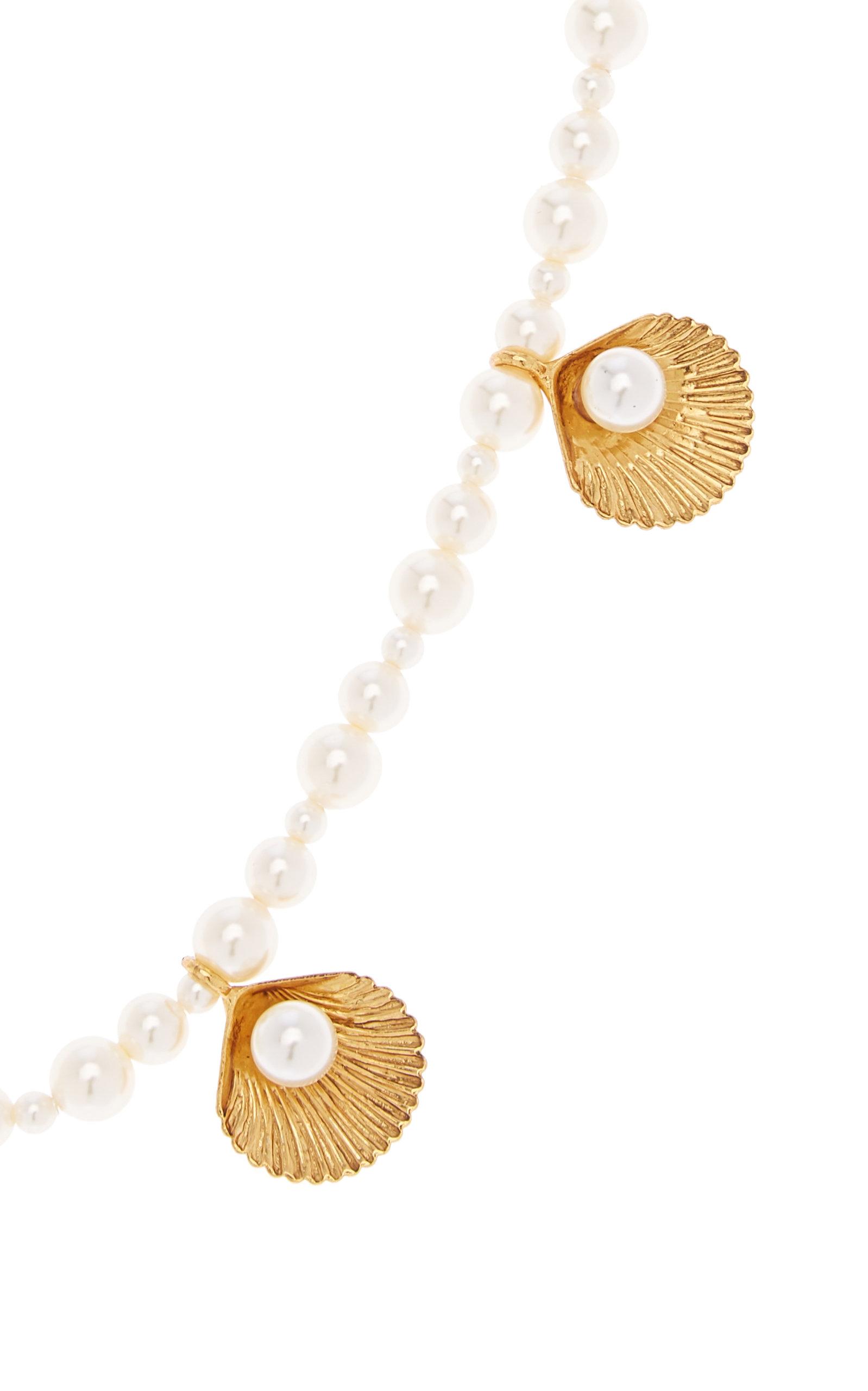 Jennifer Behr Caspia Pearl Gold-plated 