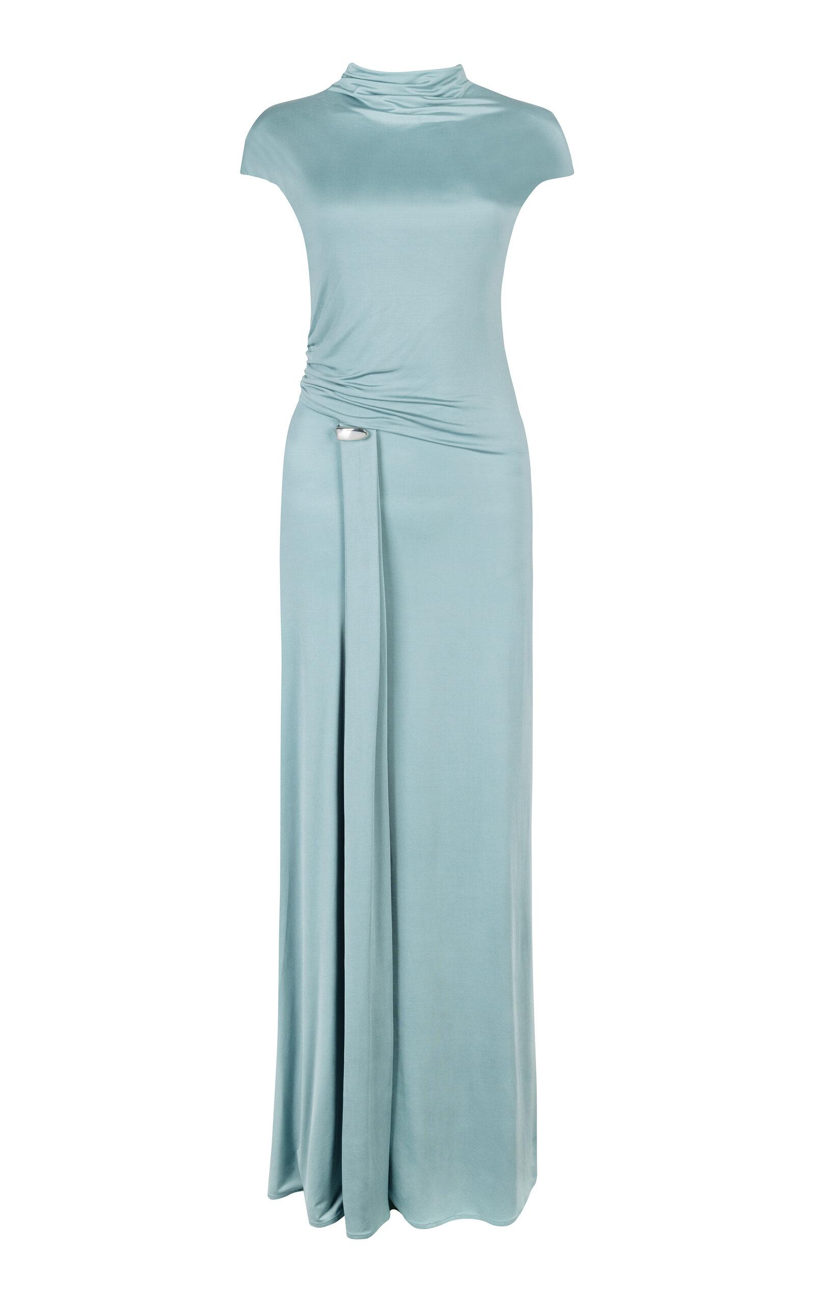 one shoulder black jersey dress Dressing Up Black One Shoulder Maxi Dress With Open Back Detail – Club L  London main image 1