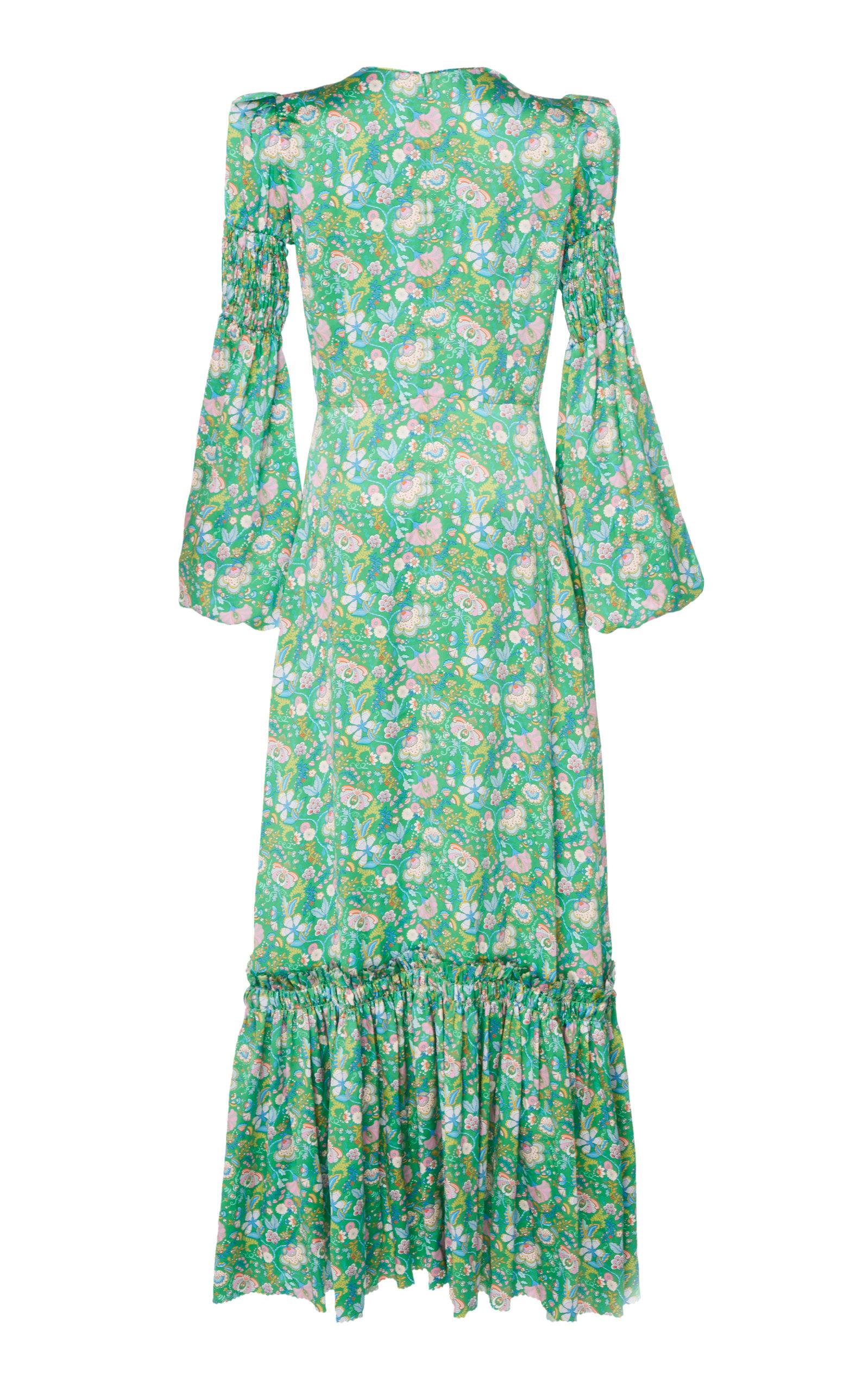 The Vampire's Wife Floral Print Maxi Dress in Green | Lyst The Vampire's Wife Floral Print Maxi Dress in Green | Lyst