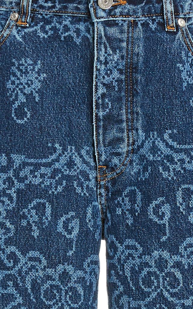 Ganni Laser Denim Denim in Blue | Lyst