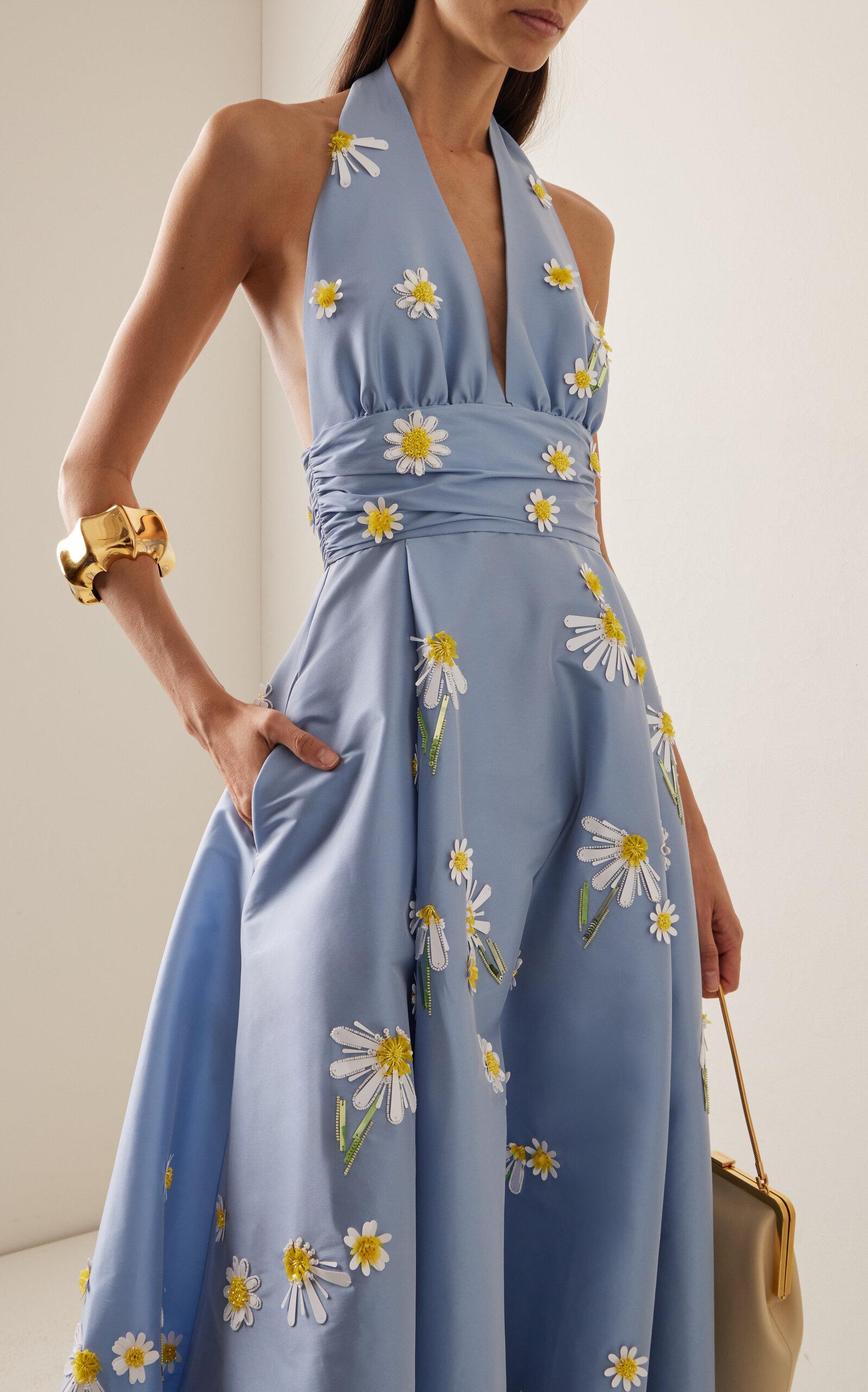 sachin and babi light blue dress Illusion Dresses & Gowns for Women