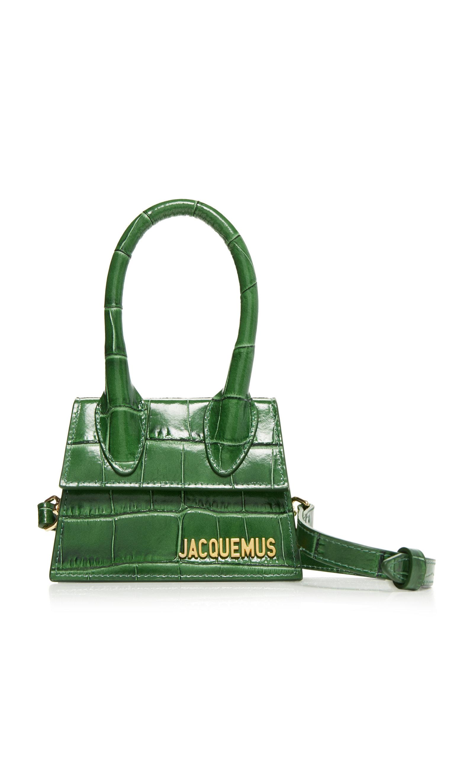 Jacquemus Le Chiquito Leather Mini Bag in Green - Lyst
