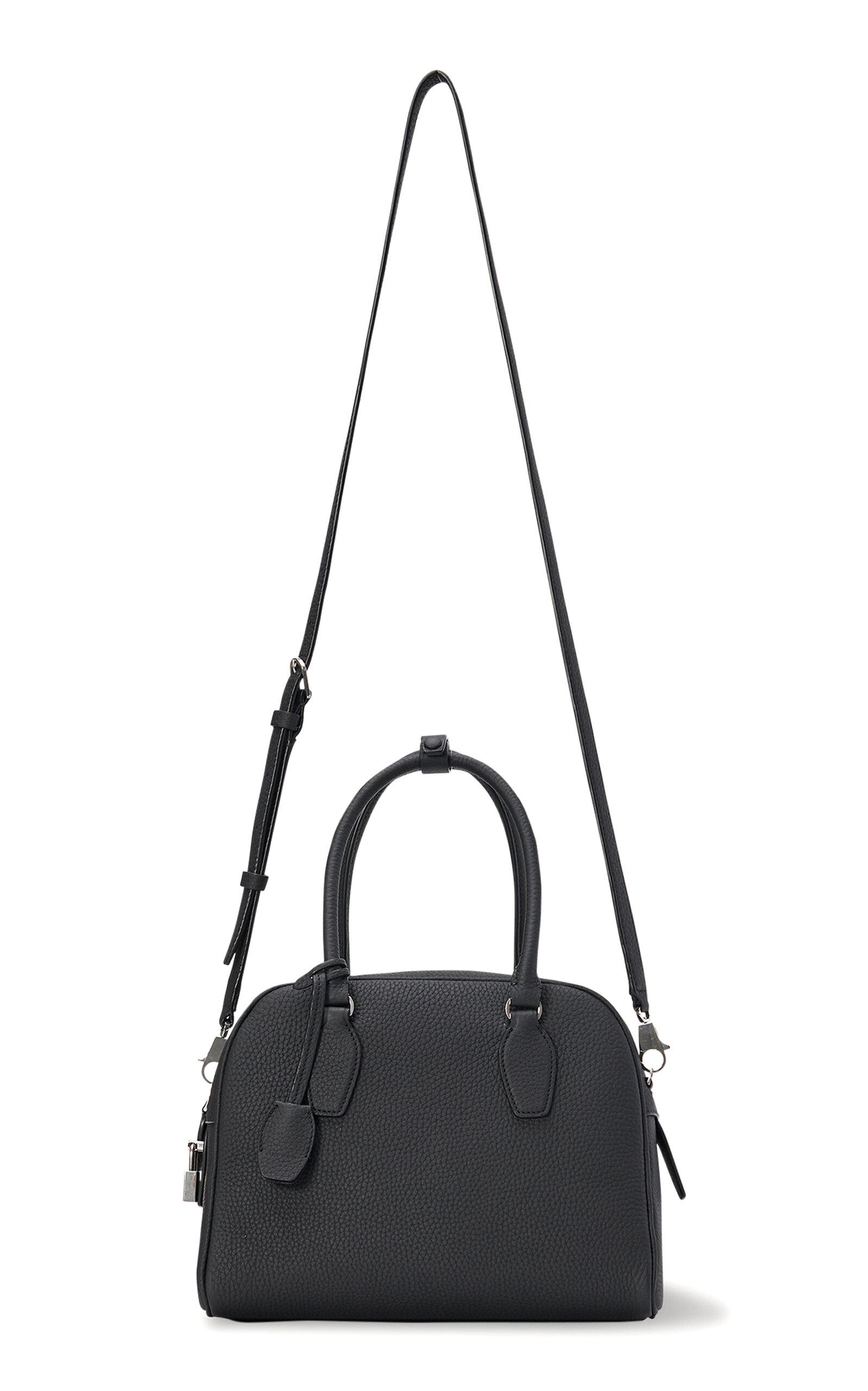 The Row India 10 Leather Bag in Black | Lyst