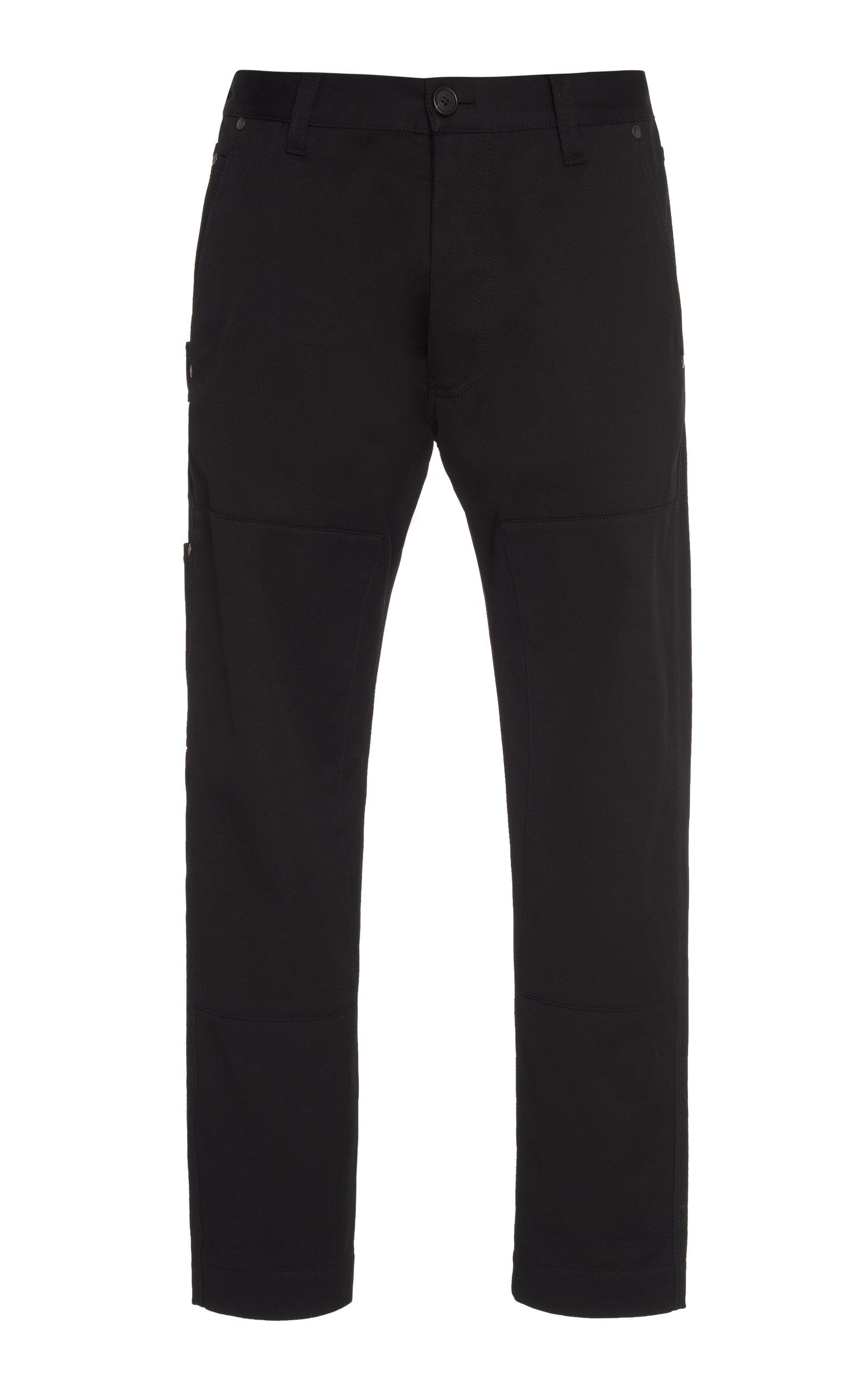 Prada Cotton-twill Cargo Pants in Black for Men - Lyst
