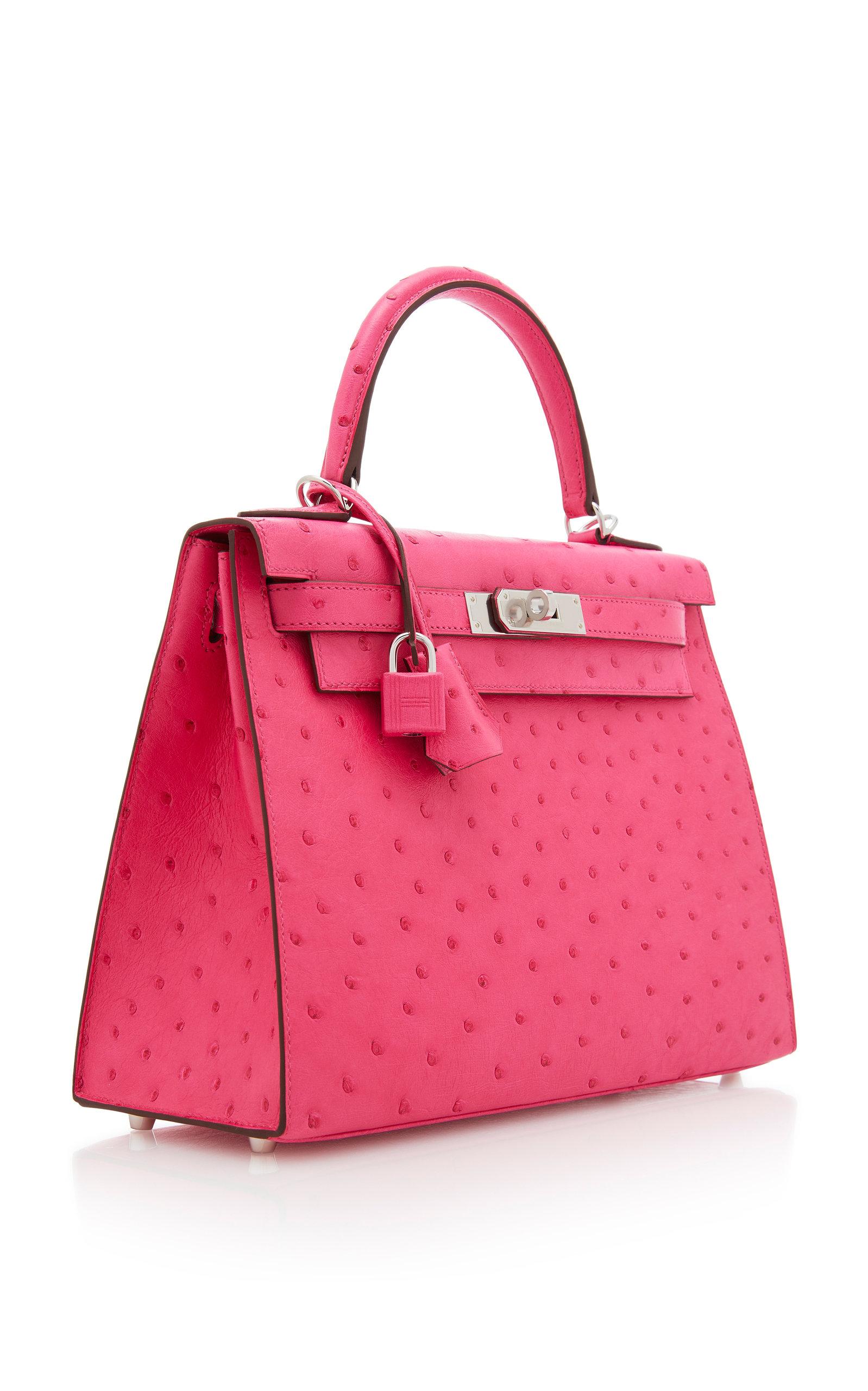 hermes rose tyrien ostrich