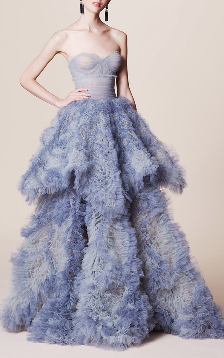 blue marchesa gown