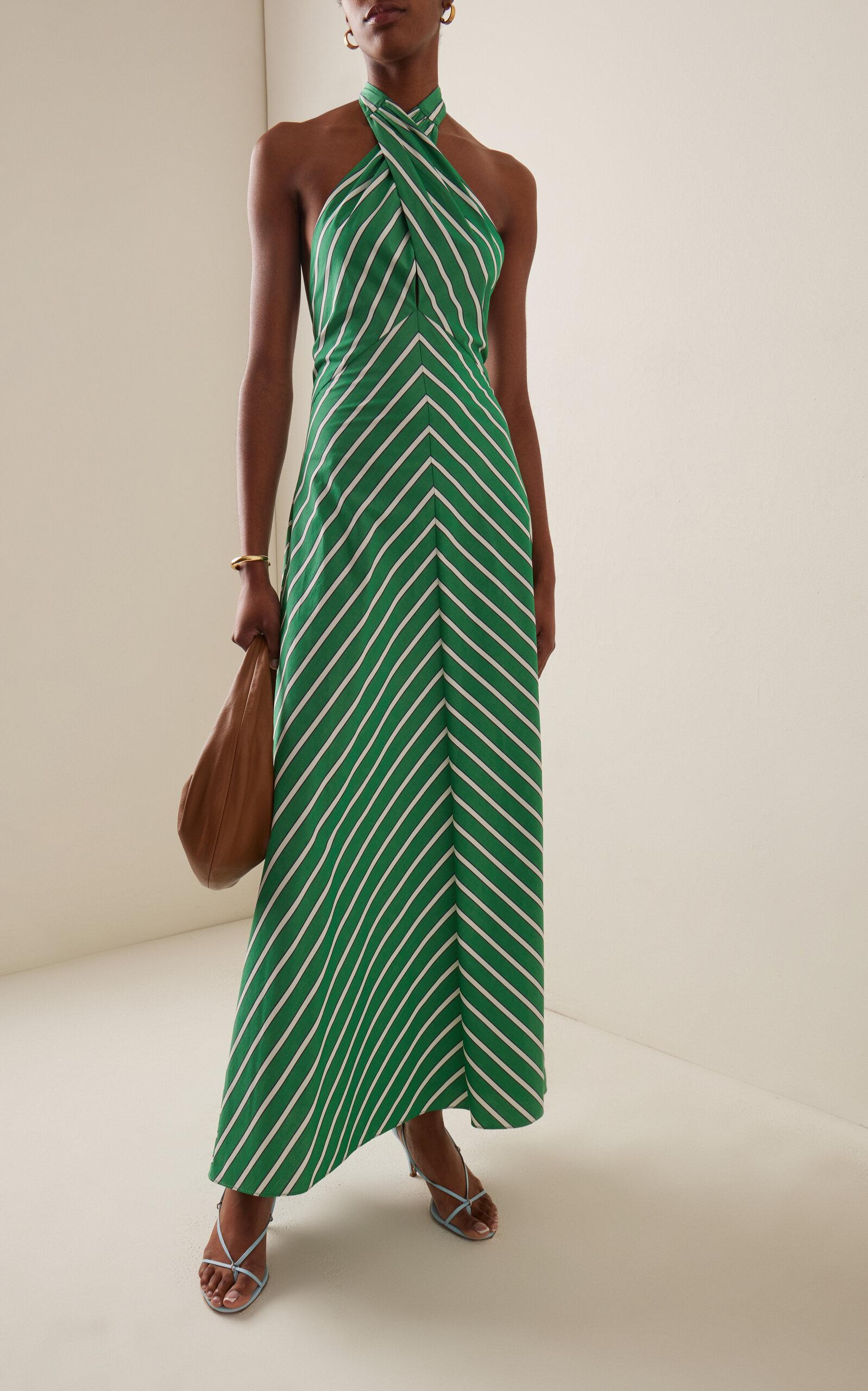 halter dress with back Back To Life Halter Maxi Dress main image 1