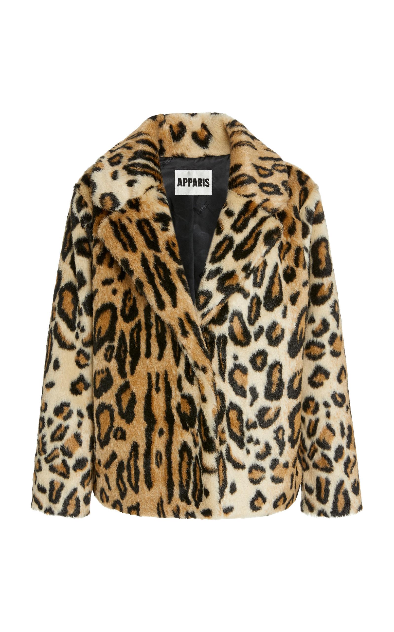apparis leopard coat