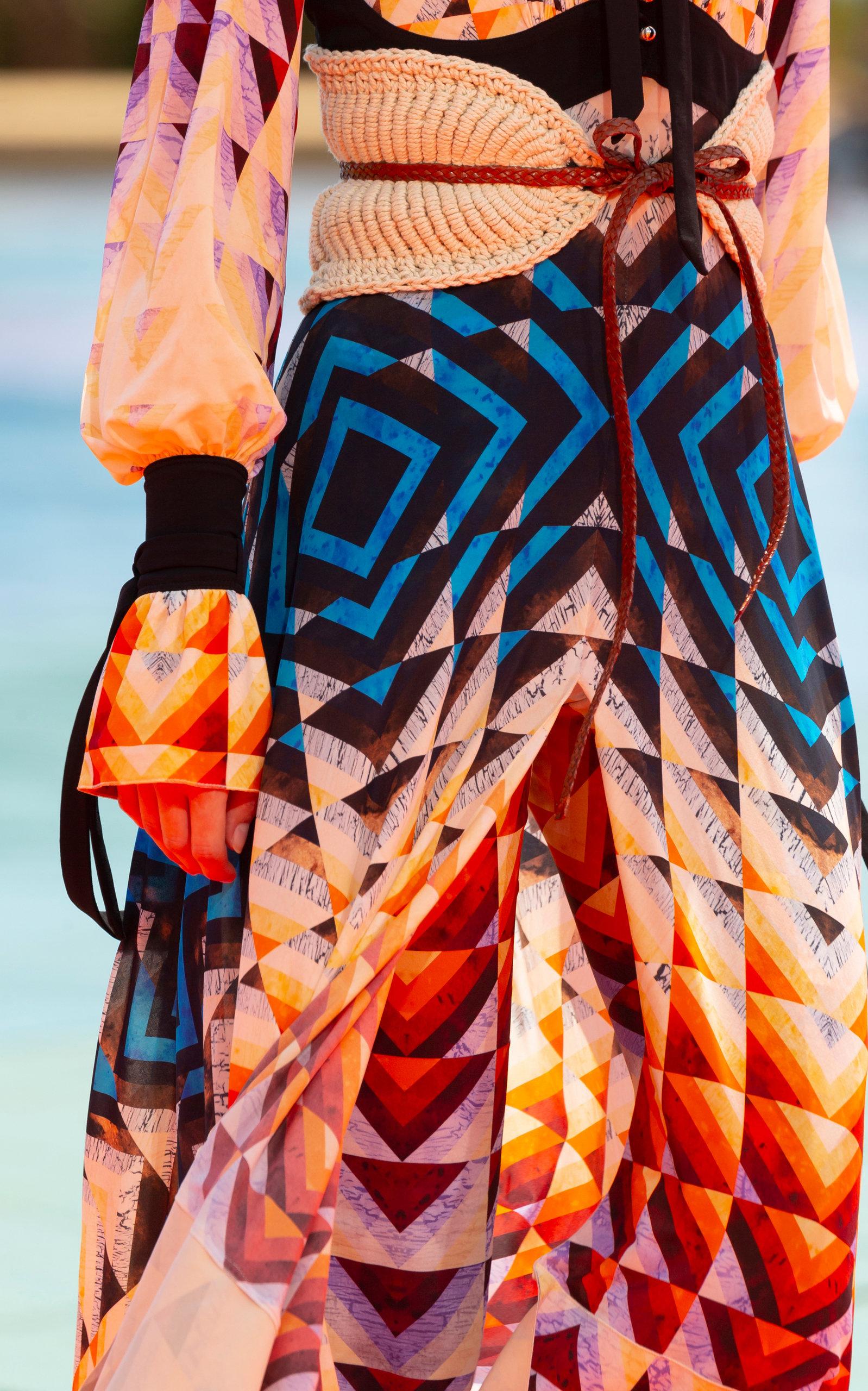 Paco Rabanne Patchwork-printed Second Skin Jersey Maxi Dress Lyst