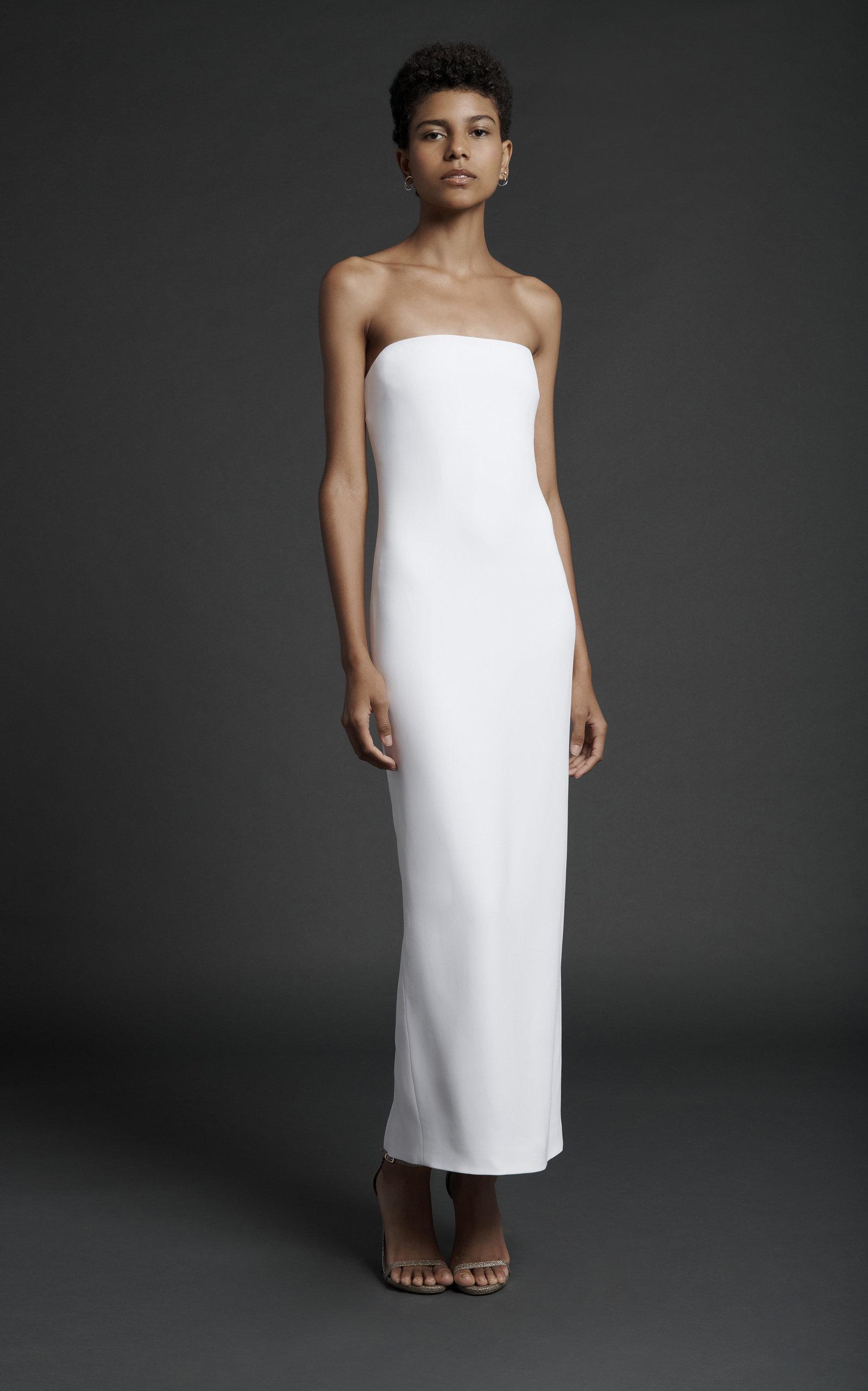 White Column Dress